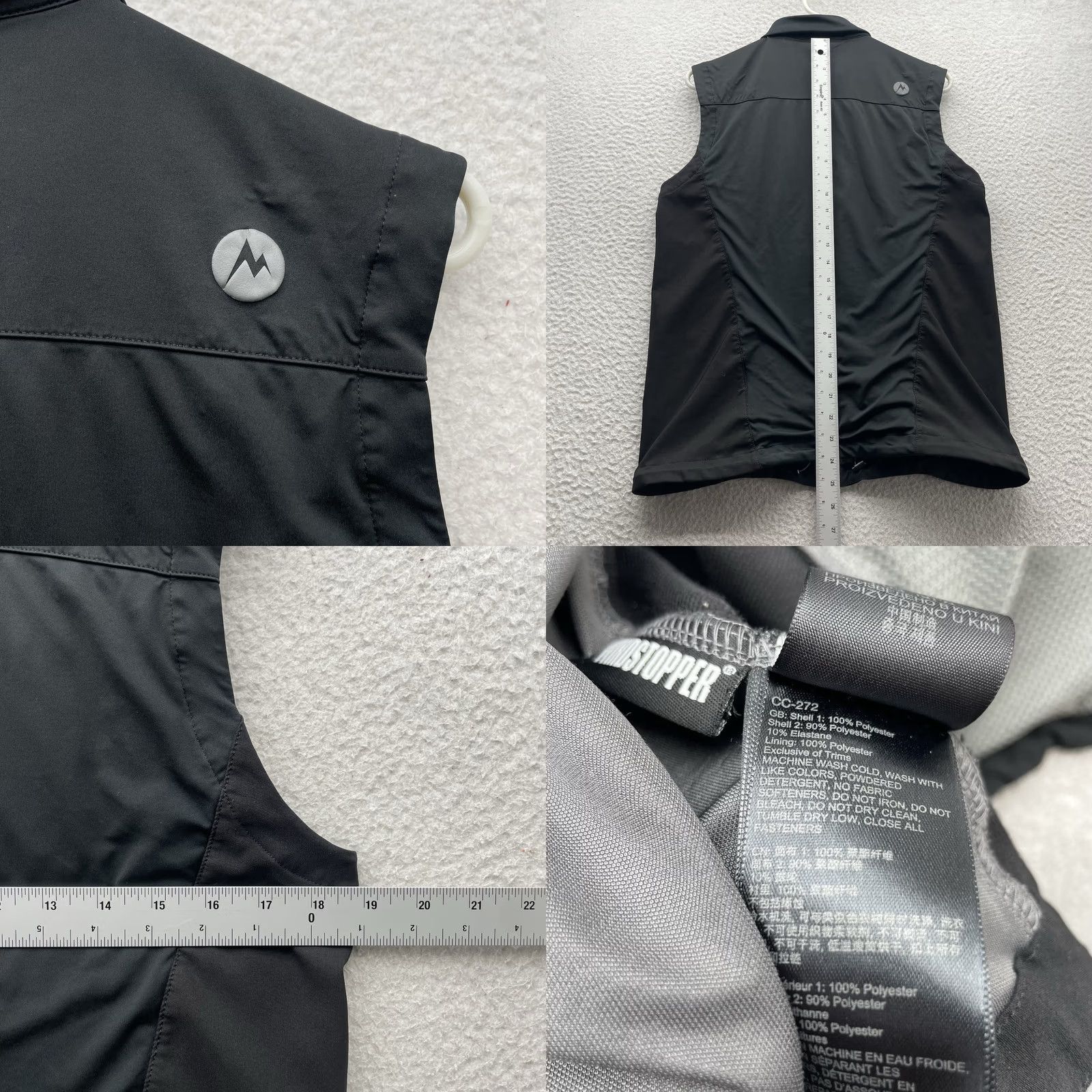 Marmot Marmot Vest Womens Small S Black Gray Windstopper Outdoor Hiking Lightweight VINTAGE No Size S / US 4 / IT 40 - 8 Thumbnail