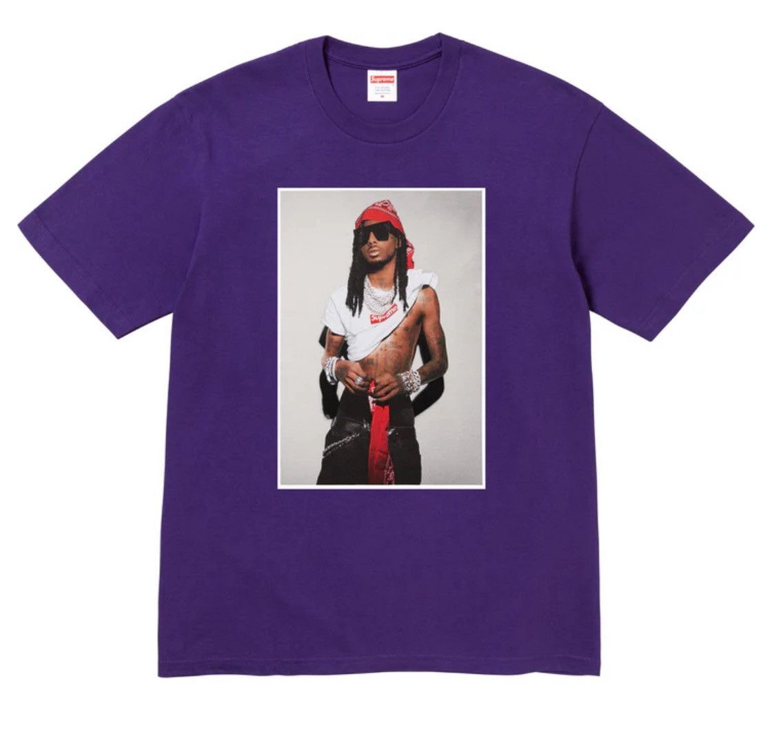 Supreme Supreme Playboi Carti shirt. Purple Size US XL / EU 56 / 4 - 1 Thumbnail