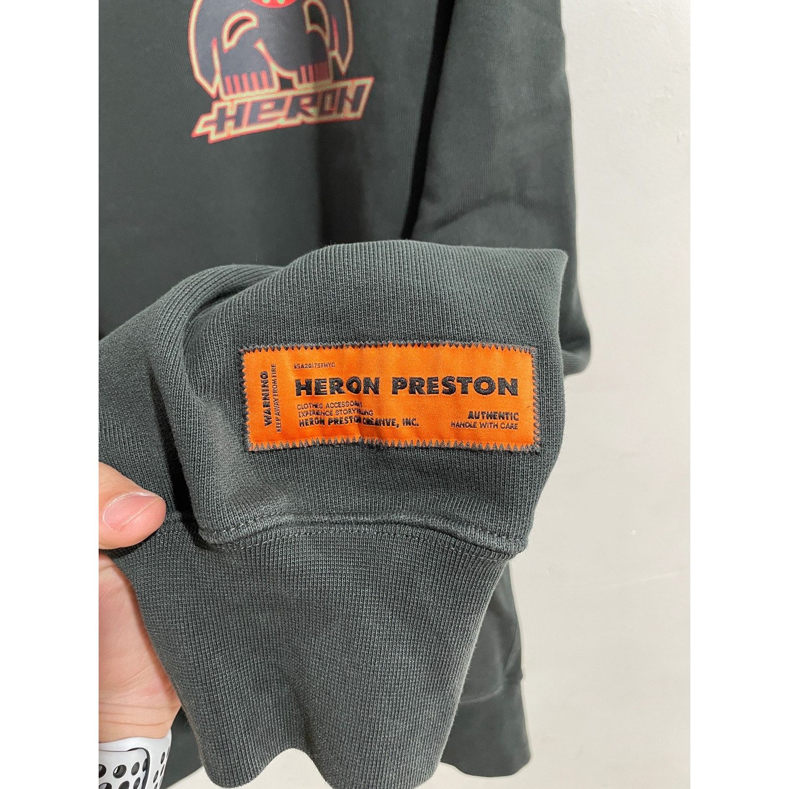 Heron Preston HERON PRESTON MONSTER CREWNECK SIZE XXL PREOWNED Size US XXL / EU 58 / 5 - 3 Thumbnail