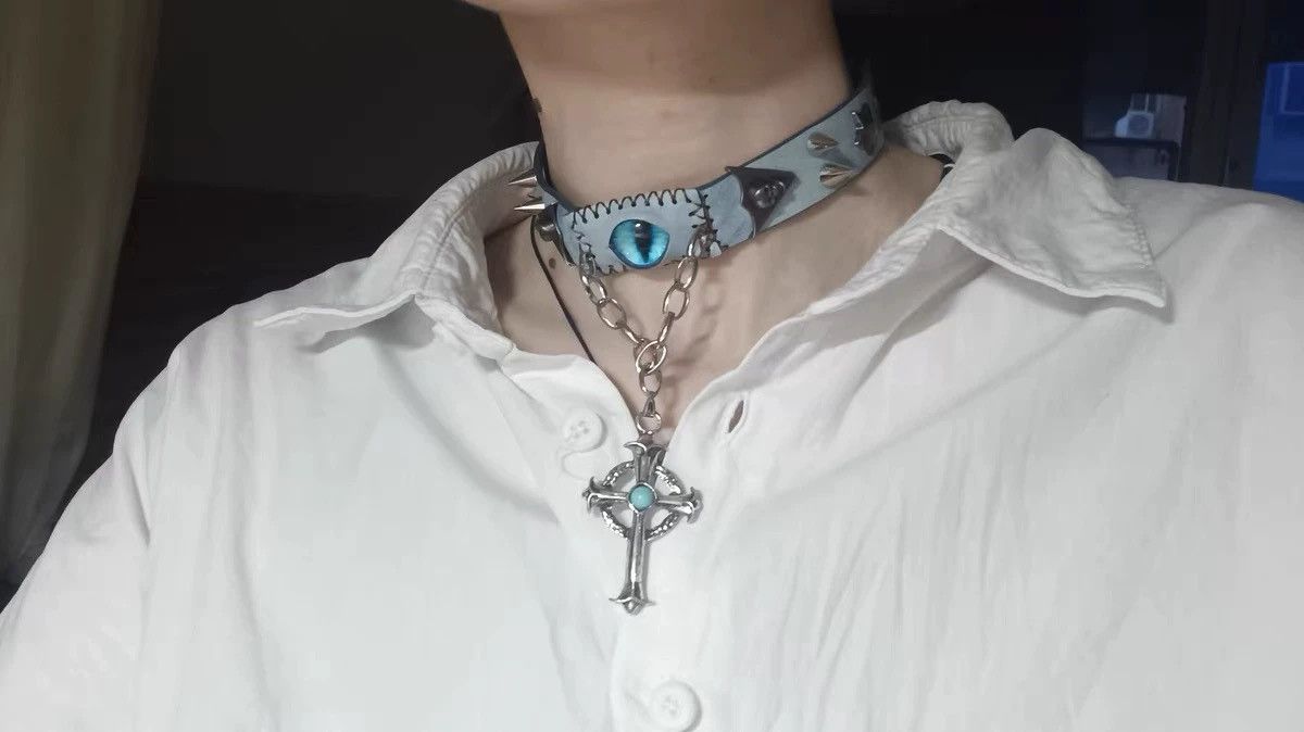 Japanese Brand × Vintage Retro punk necklace Size ONE SIZE - 4 Thumbnail