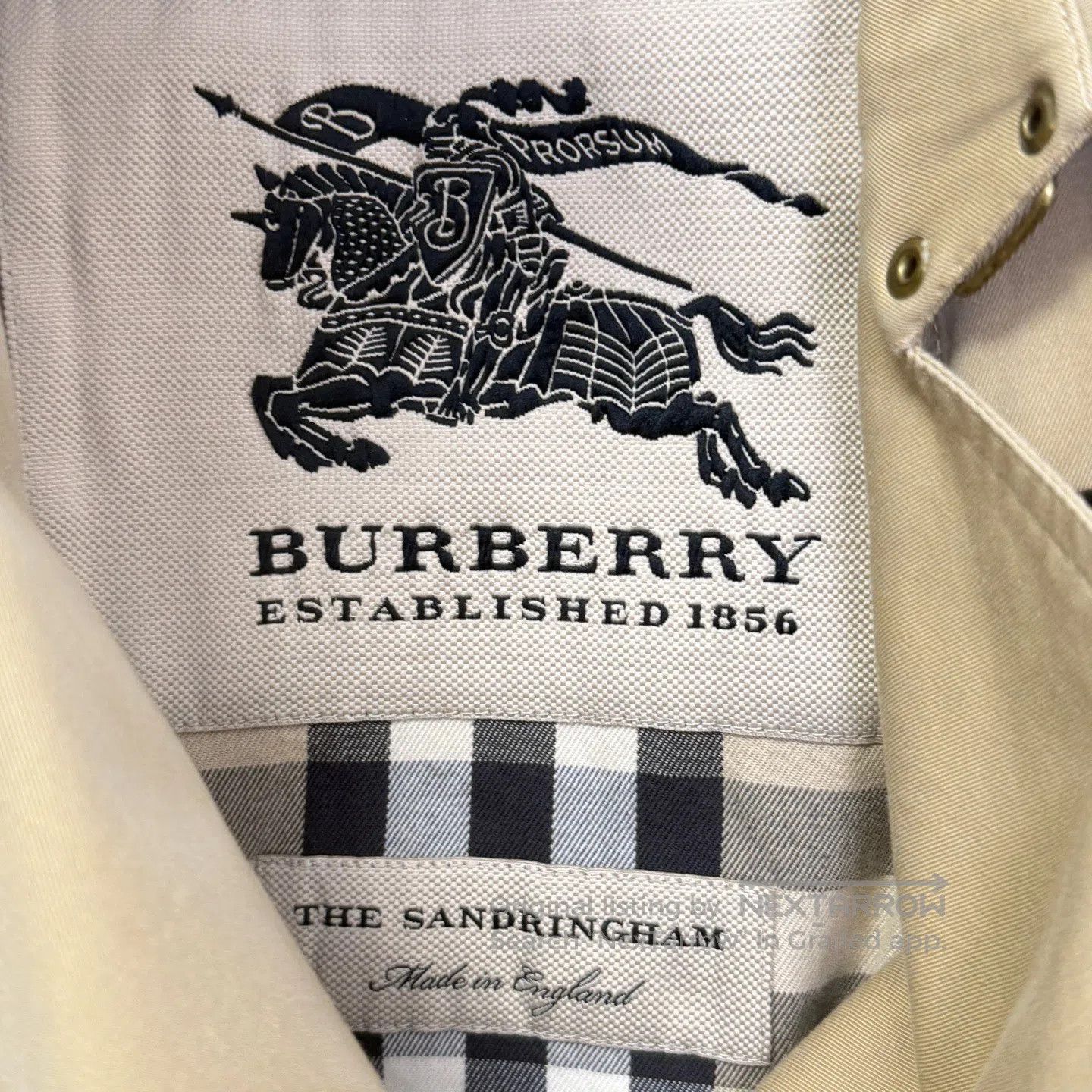 Burberry Burberry Khaki Windbreaker Jacket| Size XS / US 0-2 / IT 36-38 - 2 Thumbnail
