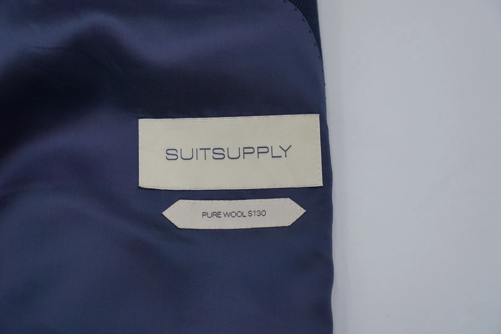 Suitsupply Men Suitsupply Suit Sienna Wool Vitale Barberis Blue UK/US50 Size 50R - 4 Thumbnail