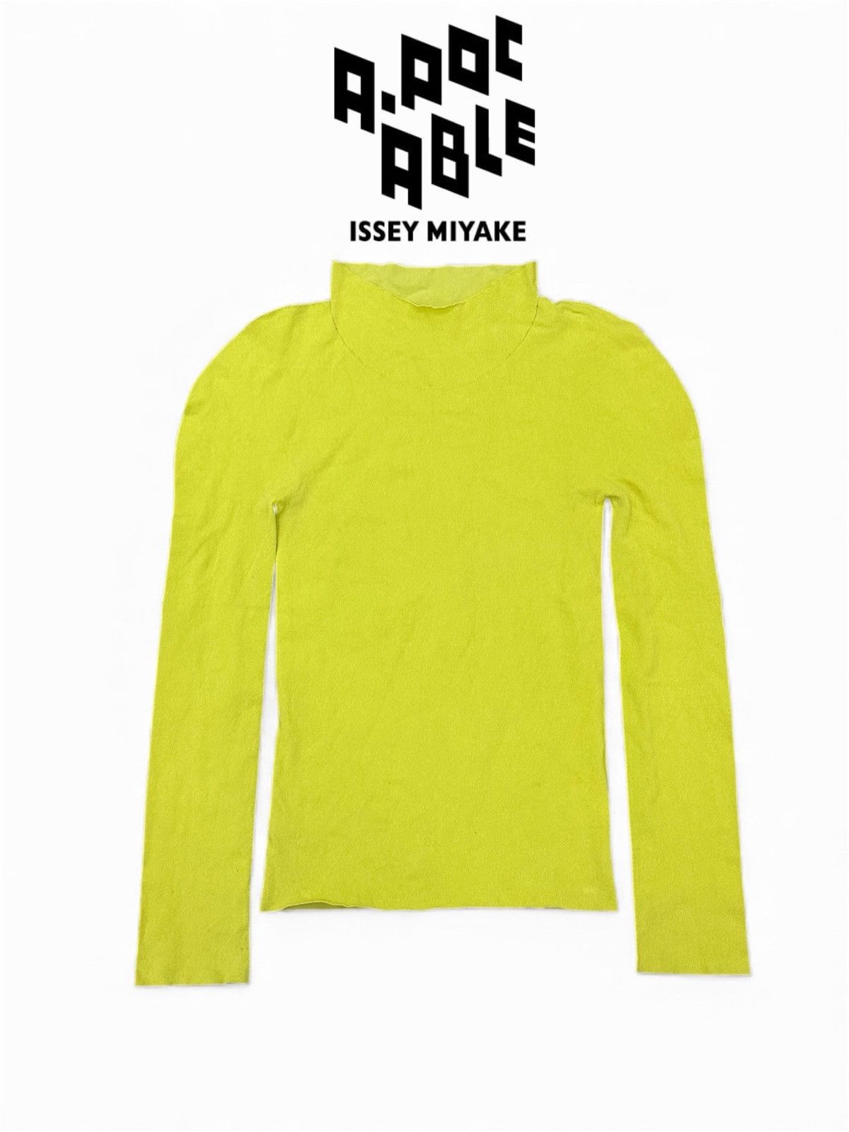 Issey Miyake Issey Miyake A-POC®️ Neon Turtleneck L/S Shirt Size US M / EU 48-50 / 2 - 1 Thumbnail