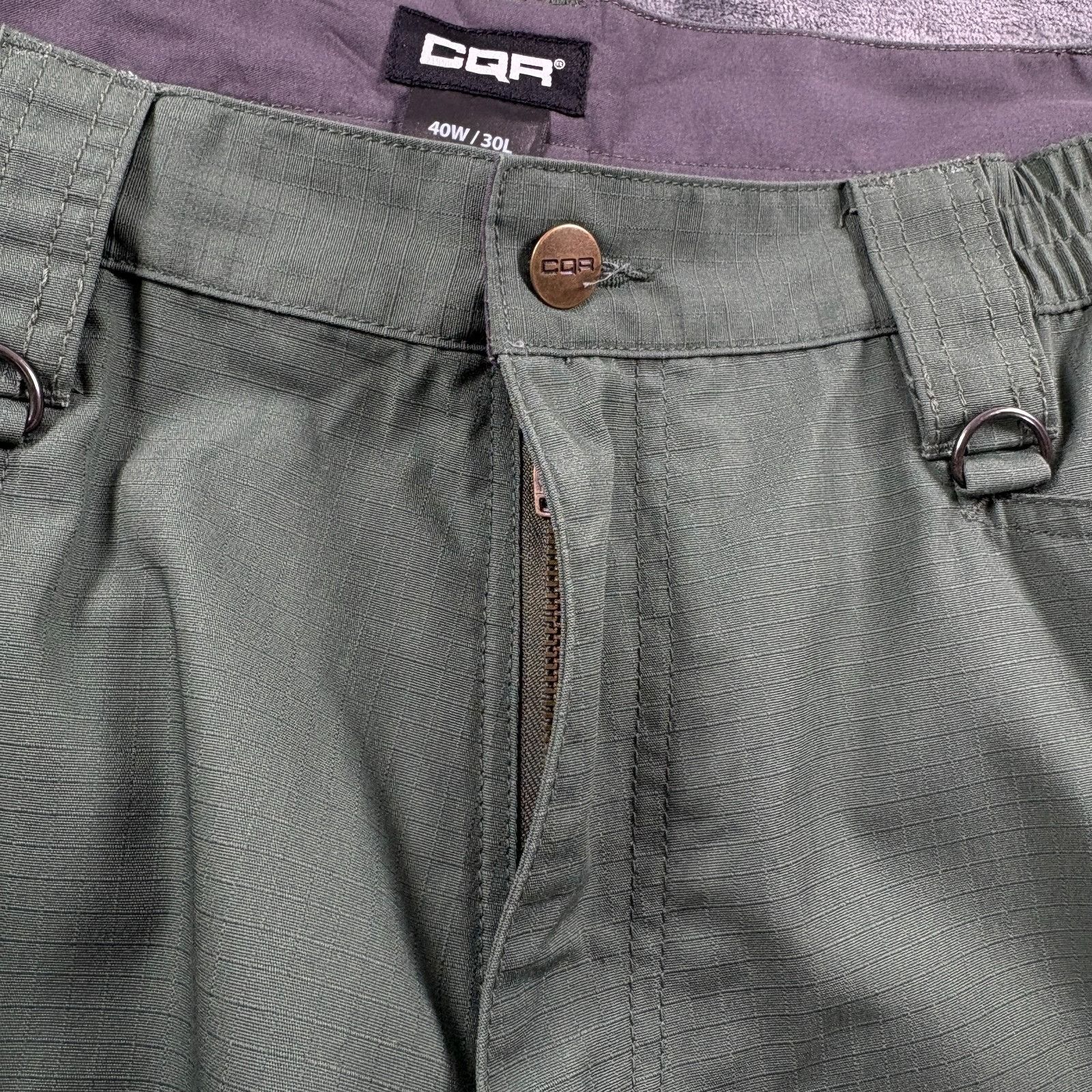 Other CQR Tactical Cargo Pants Mens 40x30 Green Ripstop Hiking Wor Size US 40 / EU 56 - 4 Thumbnail
