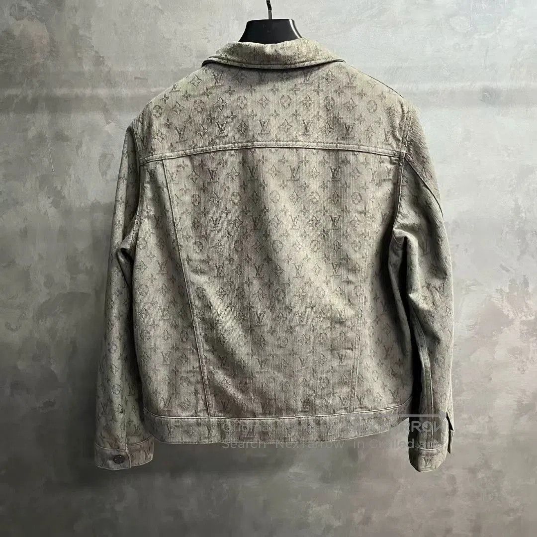 Louis Vuitton Louis Vuitton Brown Monogram Collar Denim Jacket. Size US M / EU 48-50 / 2 - 5 Thumbnail