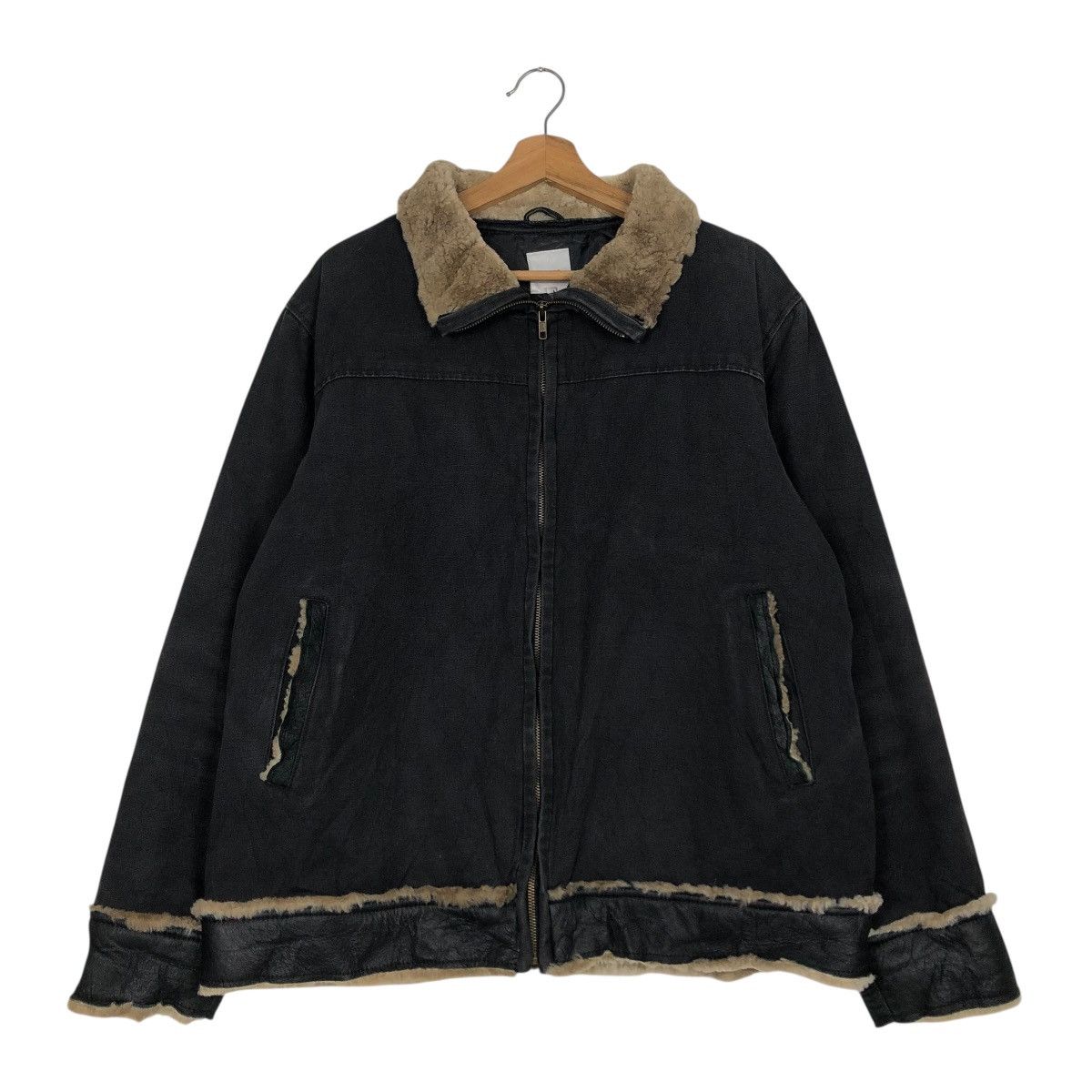 Beams Japan 🔥VINTAGE CHORE JACKET BEAMS MINK FUR BLANKET ISSEY MIYAKE Size US L / EU 52-54 / 3 - 3 Thumbnail