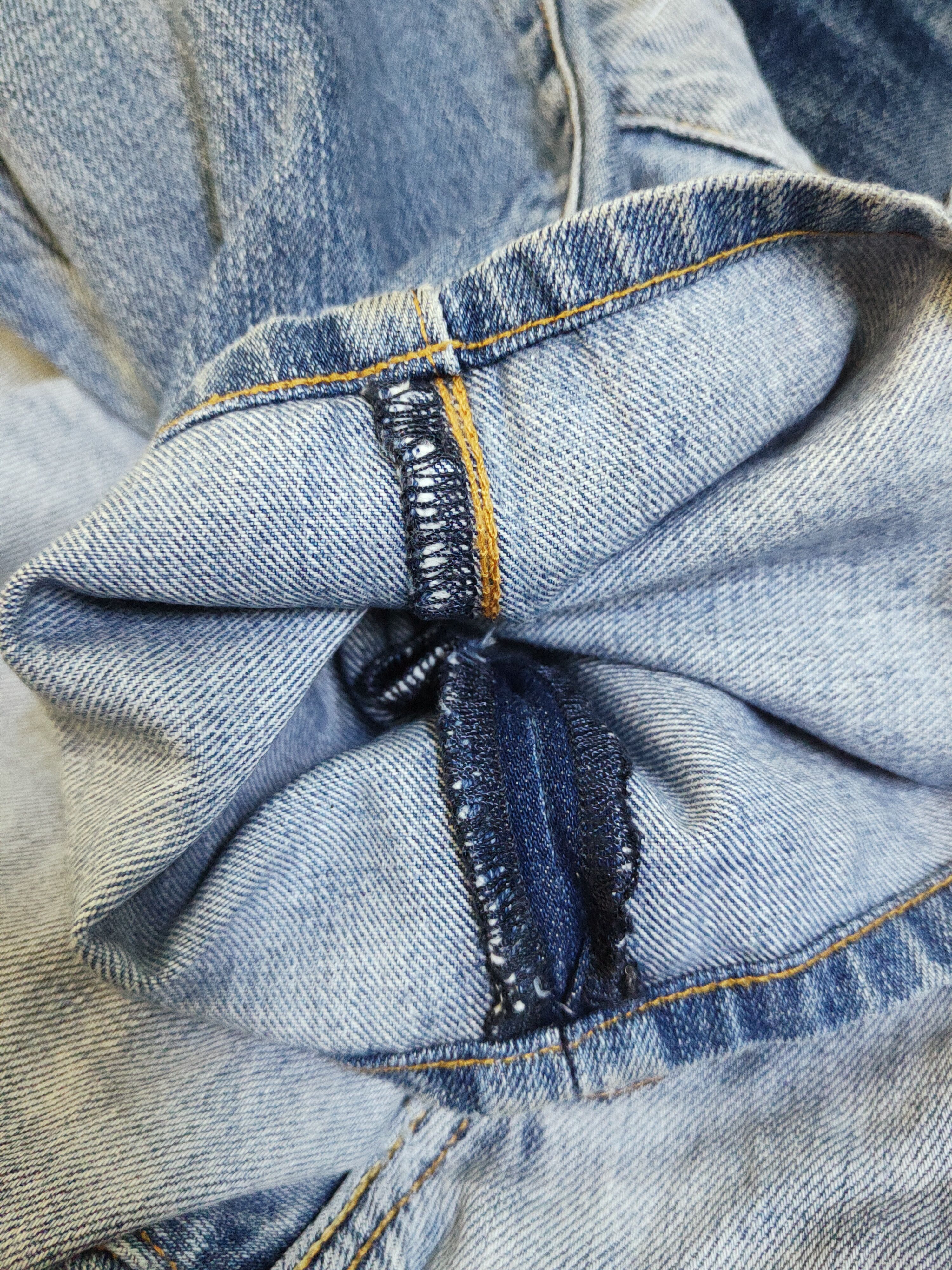 Levi's Levi's Blue Faded Distressed Ripped Jeans #S2714 Size US 35 - 13 Thumbnail