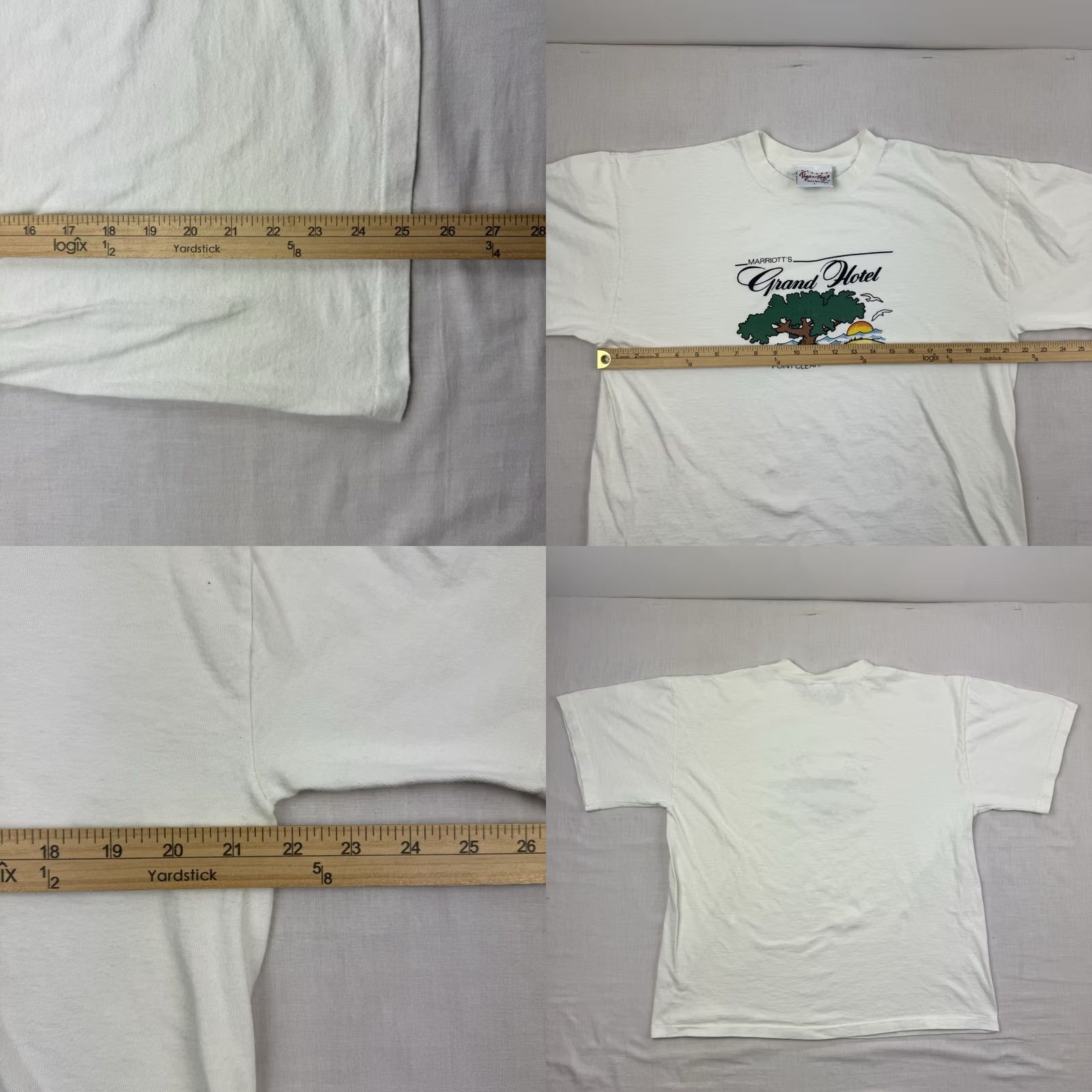 Vintage VINTAGE Auburn College 90s T-Shirt Adult Large Ivory Short Sleeve Crew Neck Mens Size US L / EU 52-54 / 3 - 8 Thumbnail