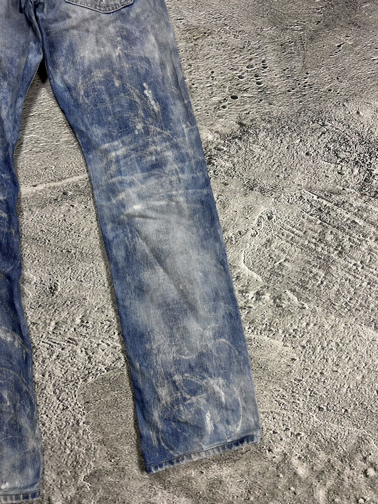 Diesel × Vintage Diesel jeans vintage baby blue Krooley Y2K slim marble fade Size US 32 / EU 48 - 5 Thumbnail