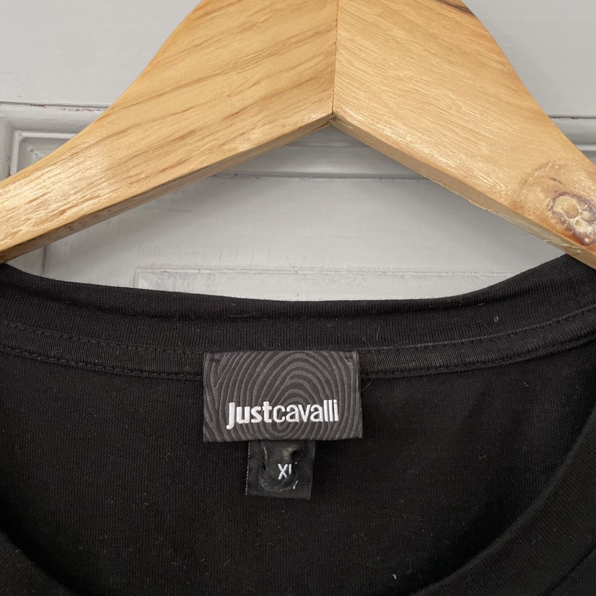 Just Cavalli × Sci-Fi Fantasy T-shirt Just Cavalli Printed Logo Black size XL Size US XL / EU 56 / 4 - 7 Thumbnail