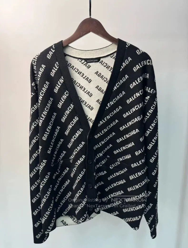 Balenciaga Balenciaga All-over Print Cardigan. Size US XS / EU 42 / 0 - 1 Thumbnail