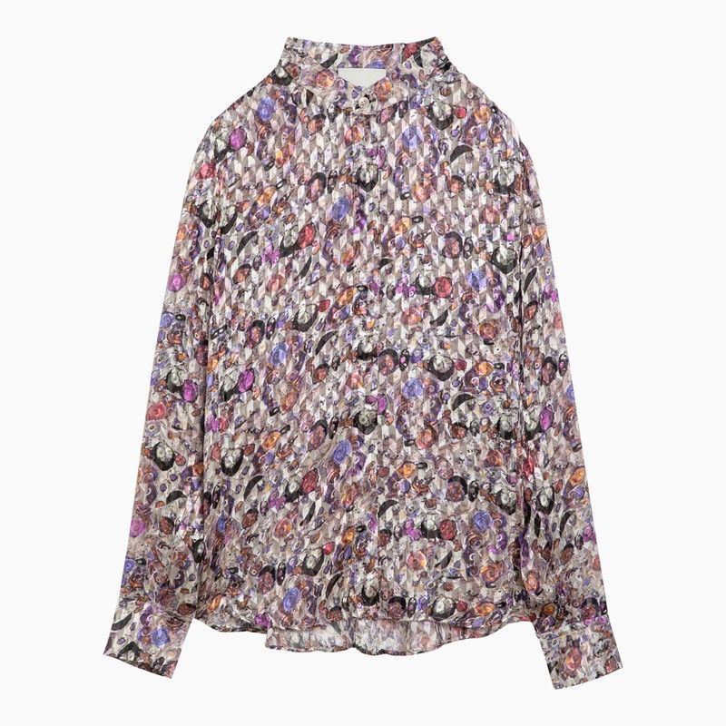 image of Isabel Marant Shirt With Multicoloured Print, Women's (Size XS)