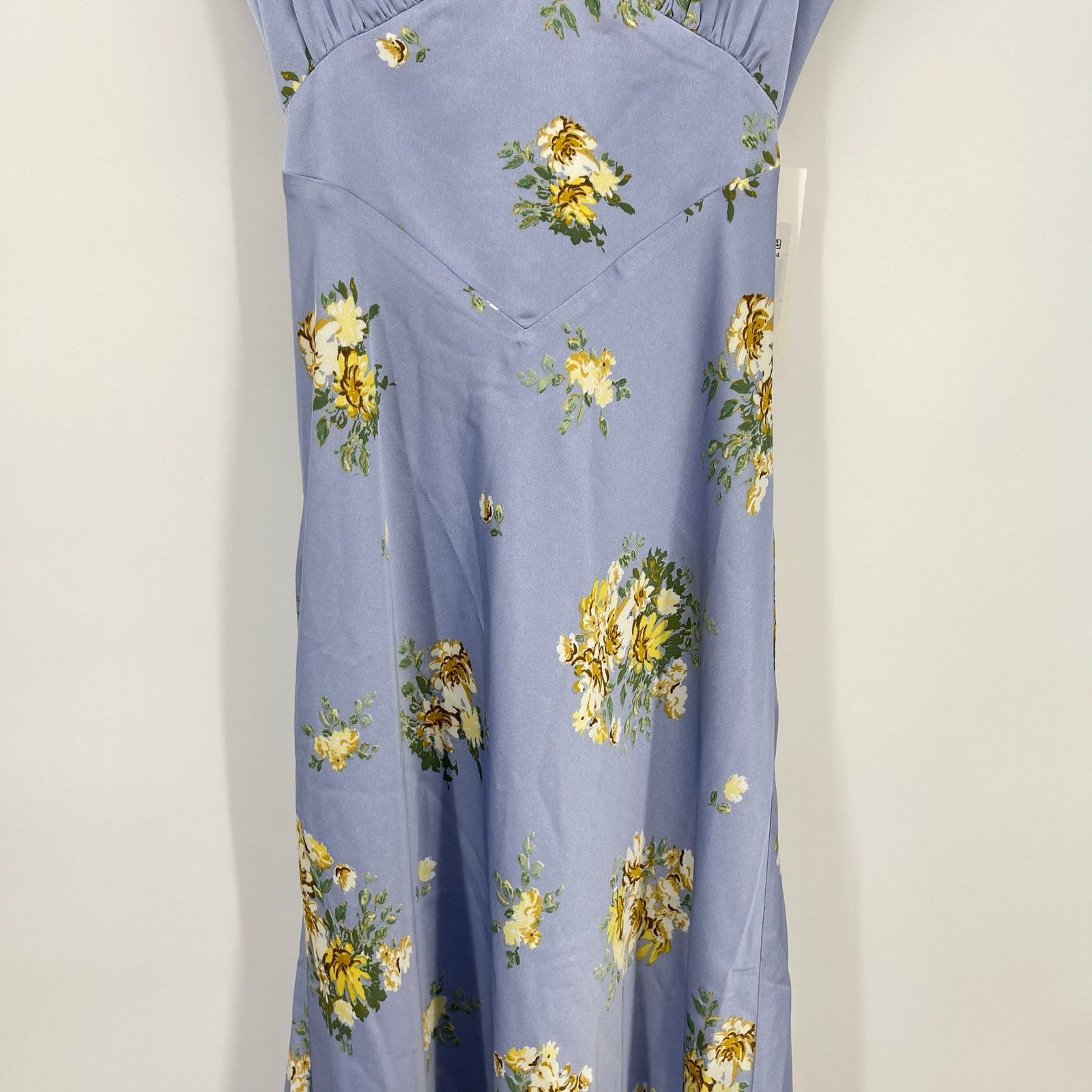 Other Bardot | Malinda Slip Dress in Baby Blue Floral 2 Size XS / US 0-2 / IT 36-38 - 7 Thumbnail