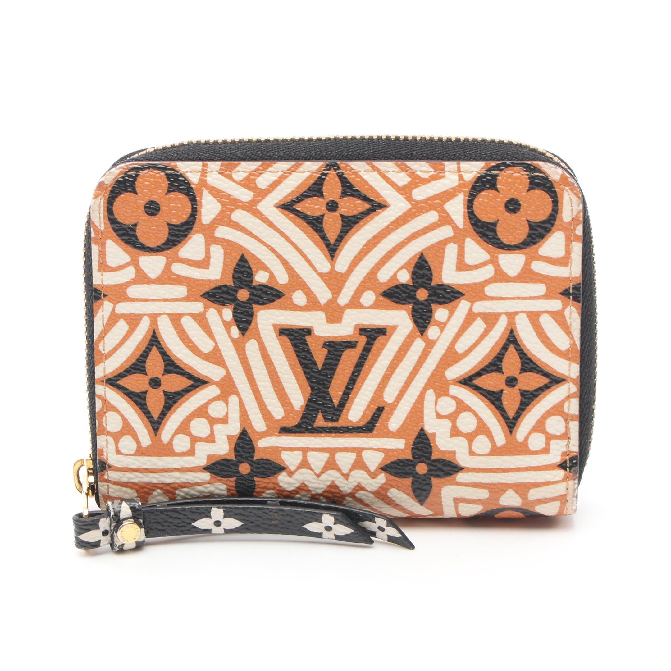 Louis Vuitton Louis Vuitton Zippy Coin Purse Lv Craft Monogram Claim Caramel Orange Multicolor Size ONE SIZE - 1 Thumbnail