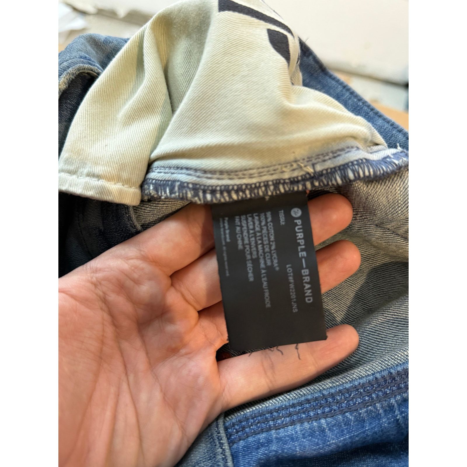 Purple Brand Purple Brand Blue Dye Light Wash Jeans Size US 28 / EU 44 - 6 Thumbnail