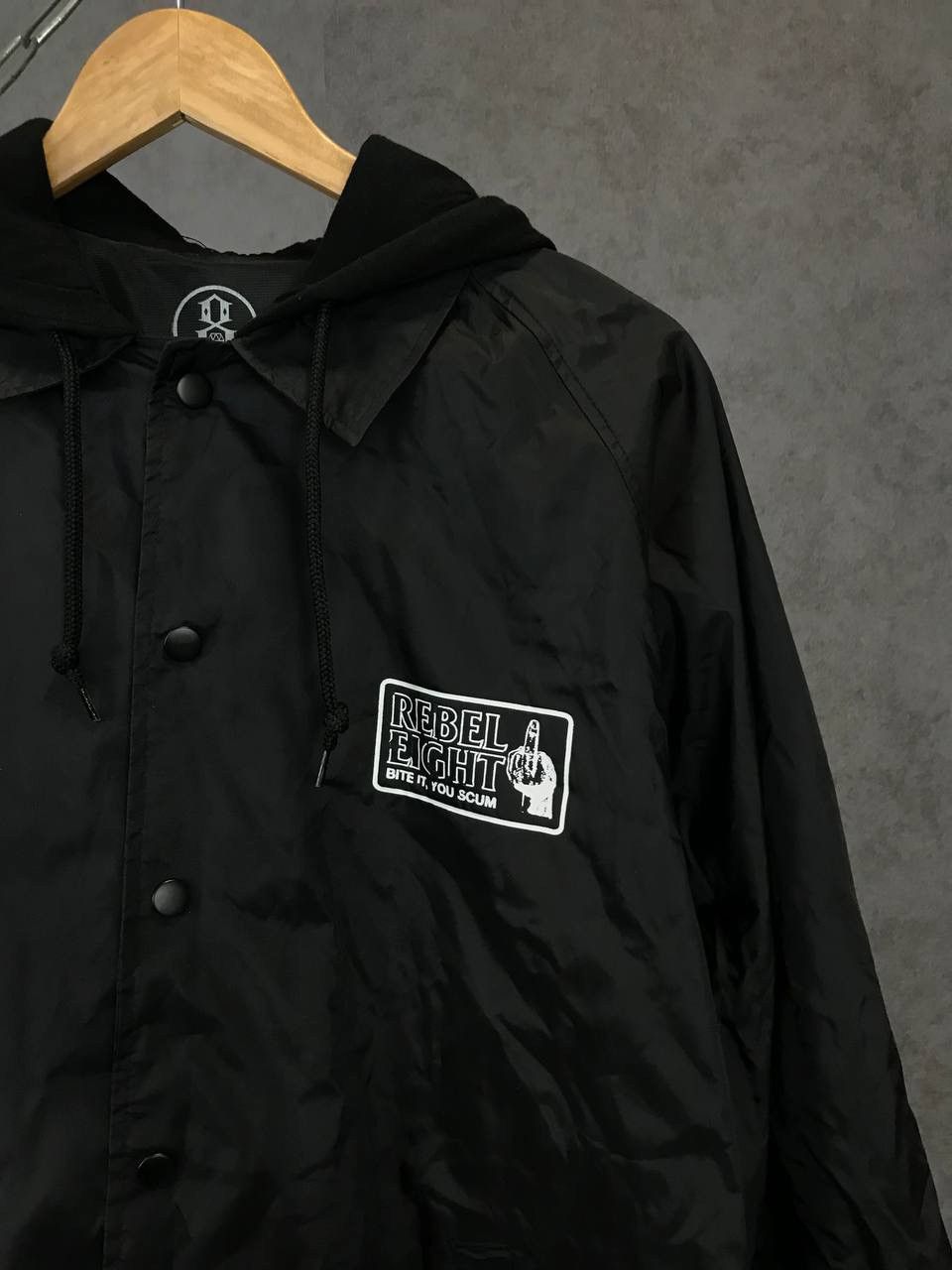 Rebel8 Rebel Eight Rebel 8 streetwear big logo nylon jacket Size US M / EU 48-50 / 2 - 3 Thumbnail