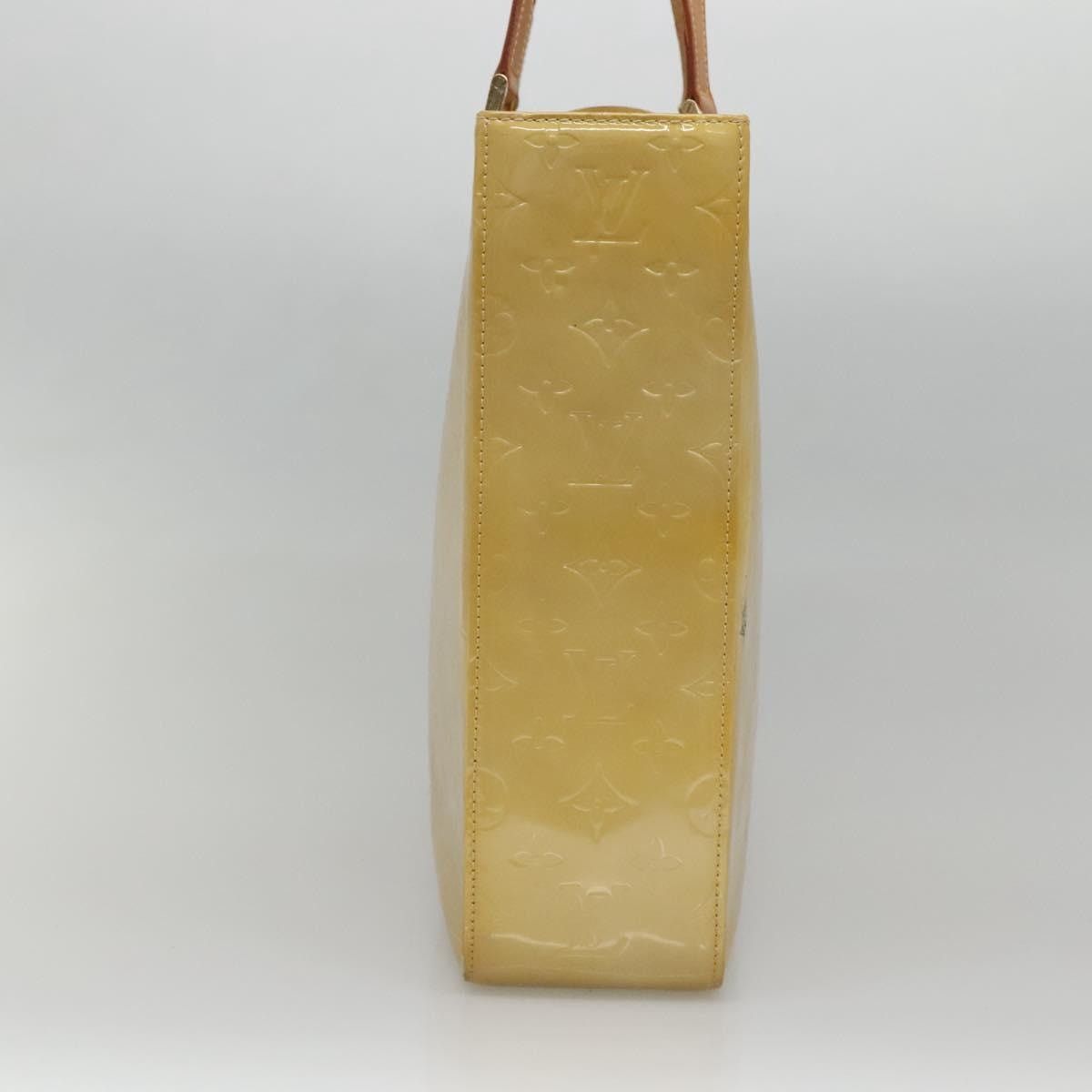 Louis Vuitton LOUIS VUITTON Monogram Vernis Columbus Tote Bag Beige M91023 Size ONE SIZE - 4 Thumbnail
