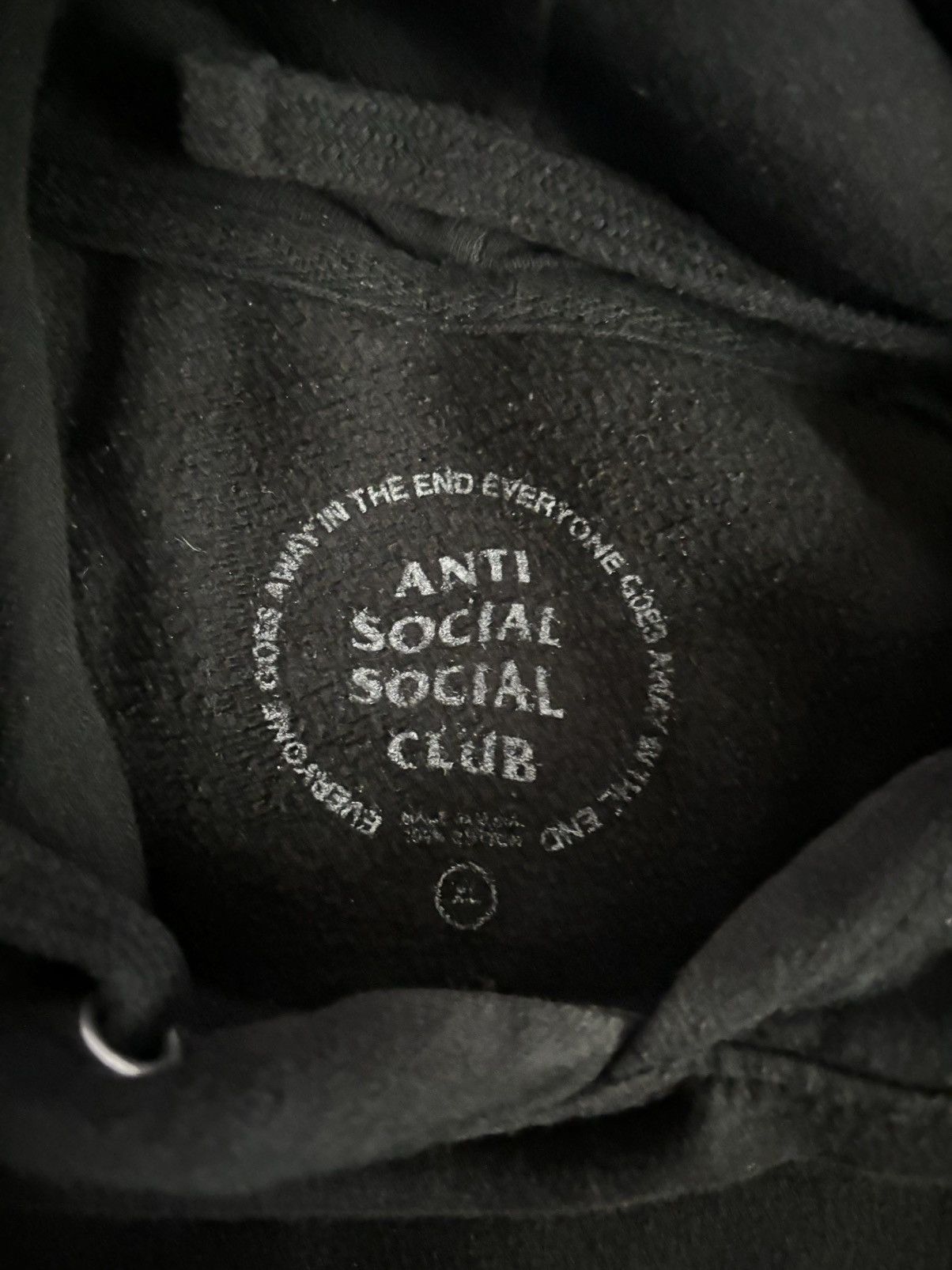 Anti Social Social Club Anti Social Social Club Garden Grove Hoodie Black Size US XL / EU 56 / 4 - 3 Thumbnail