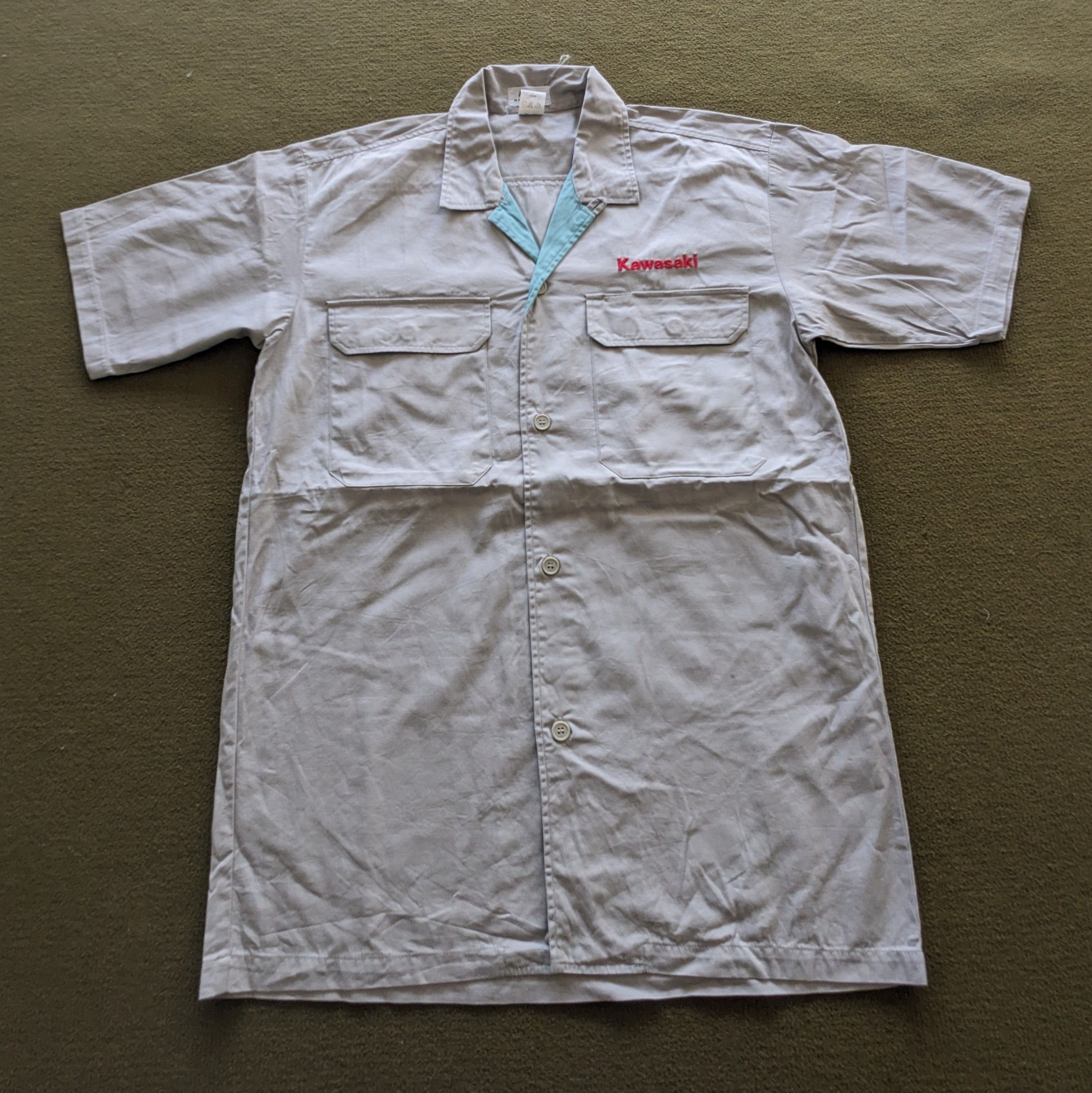 Japanese Brand Vintage KAWASAKI Motorsports Japanese Brand Shirts Size US S / EU 44-46 / 1 - 1 Thumbnail