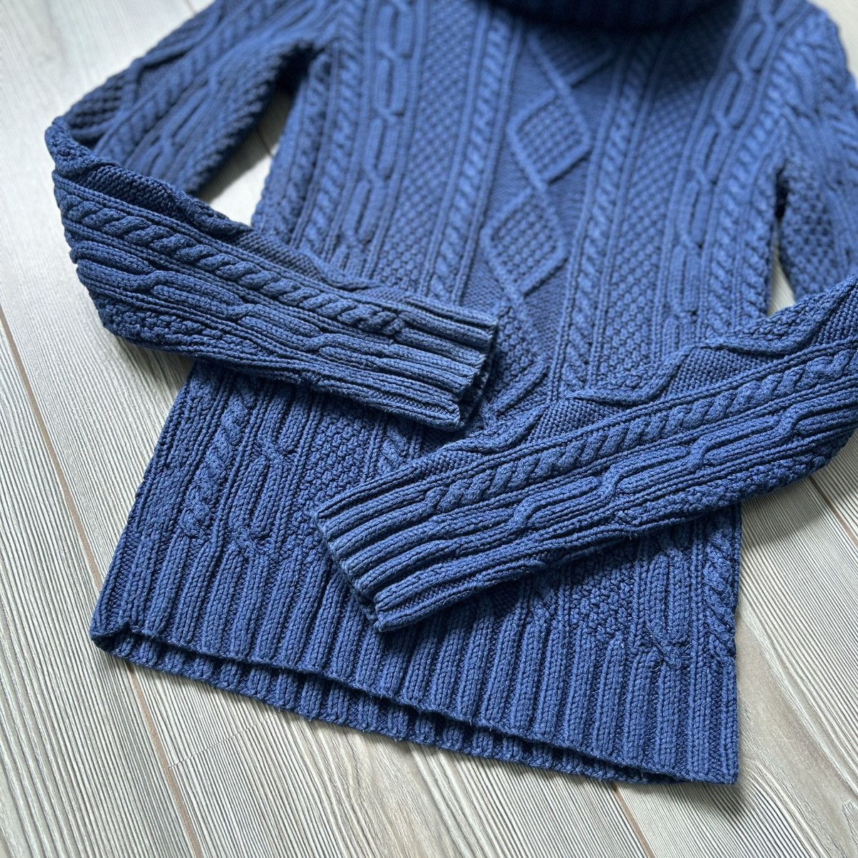 Polo Ralph Lauren Polo Ralph Lauren Hand Knit Turtleneck Sweater Size M / US 6-8 / IT 42-44 - 10 Thumbnail