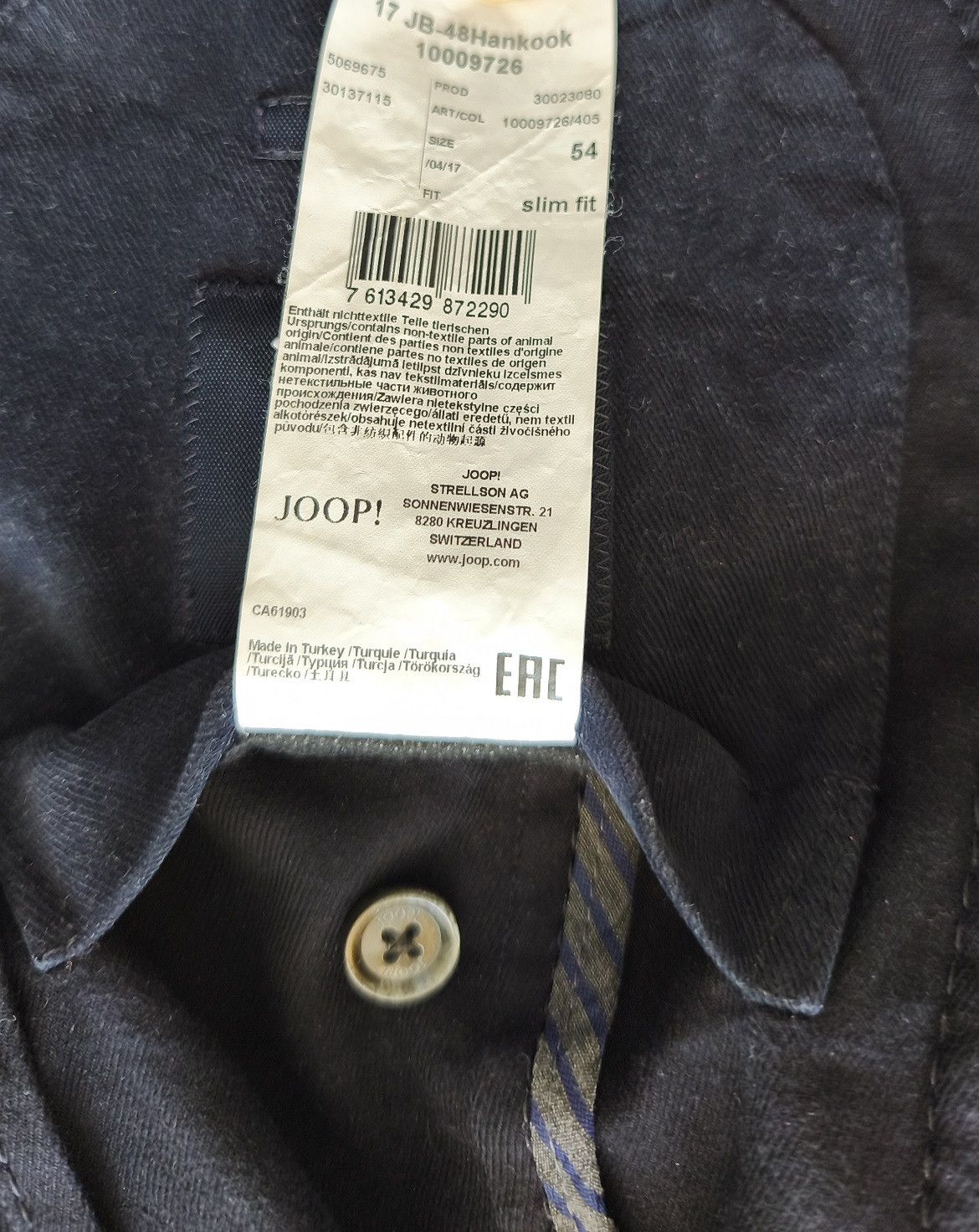 Joop! men's blazer jacket - size 54