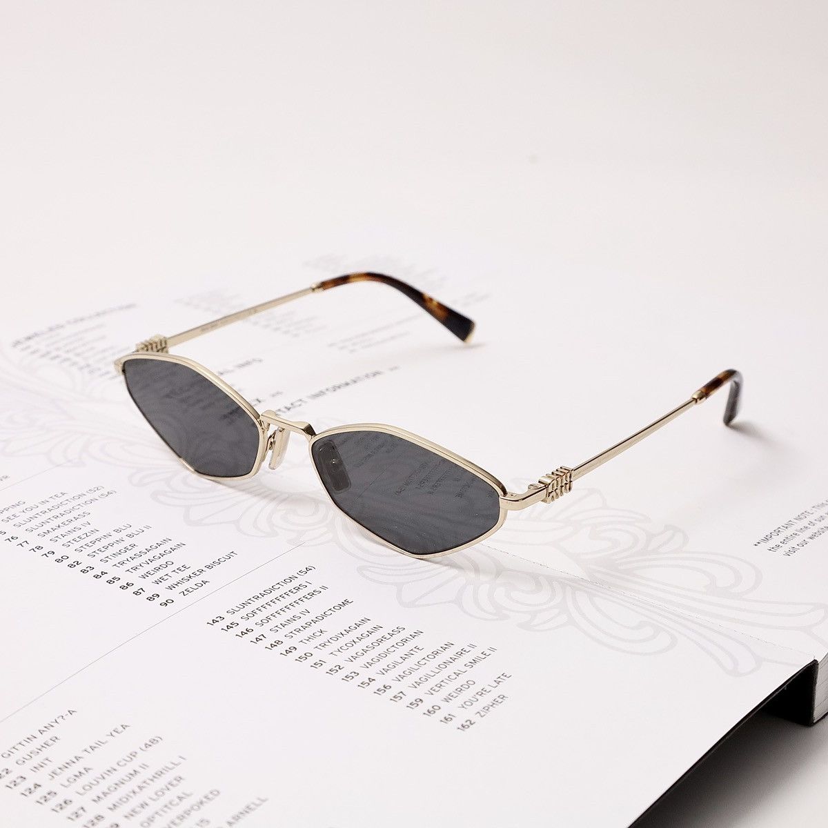 Miu Miu MIU MIU 0MU 56ZS SUNGLASSES Size ONE SIZE - 1 Thumbnail