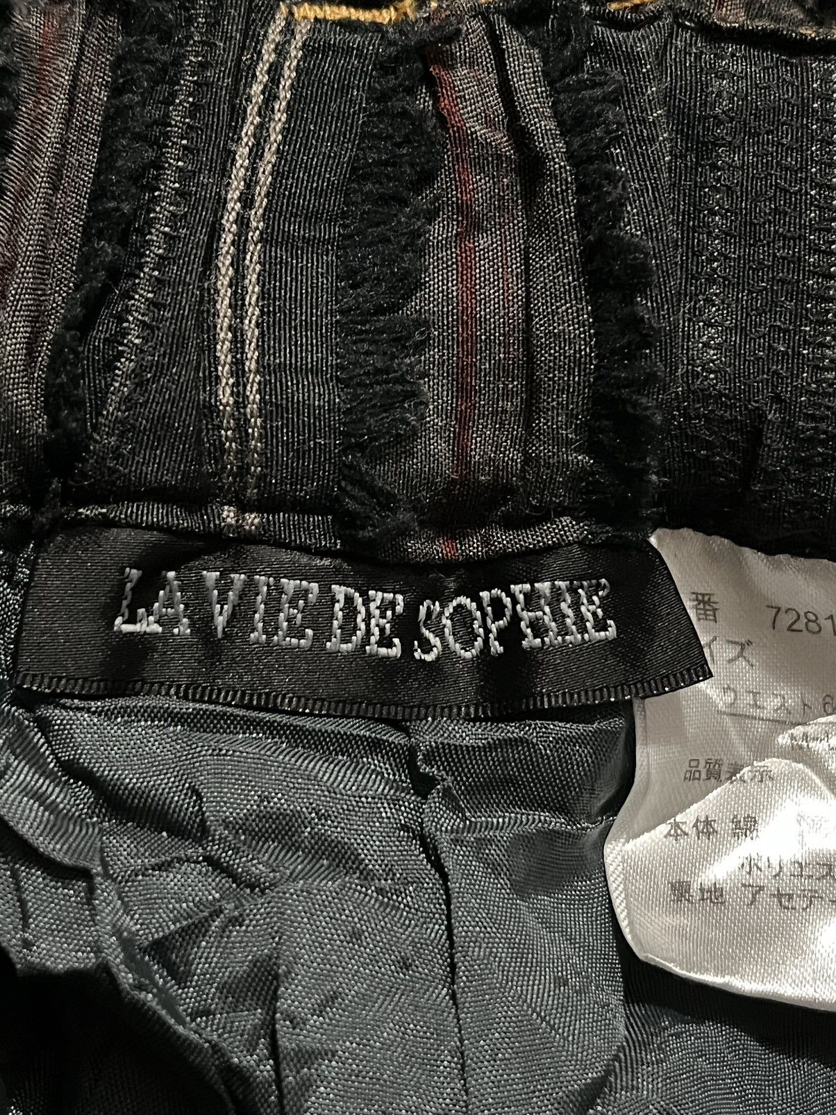 Japanese Brand Japanese Lavie De Sophie Gothic Punk Pants LGB Style Size US 29 - 5 Thumbnail