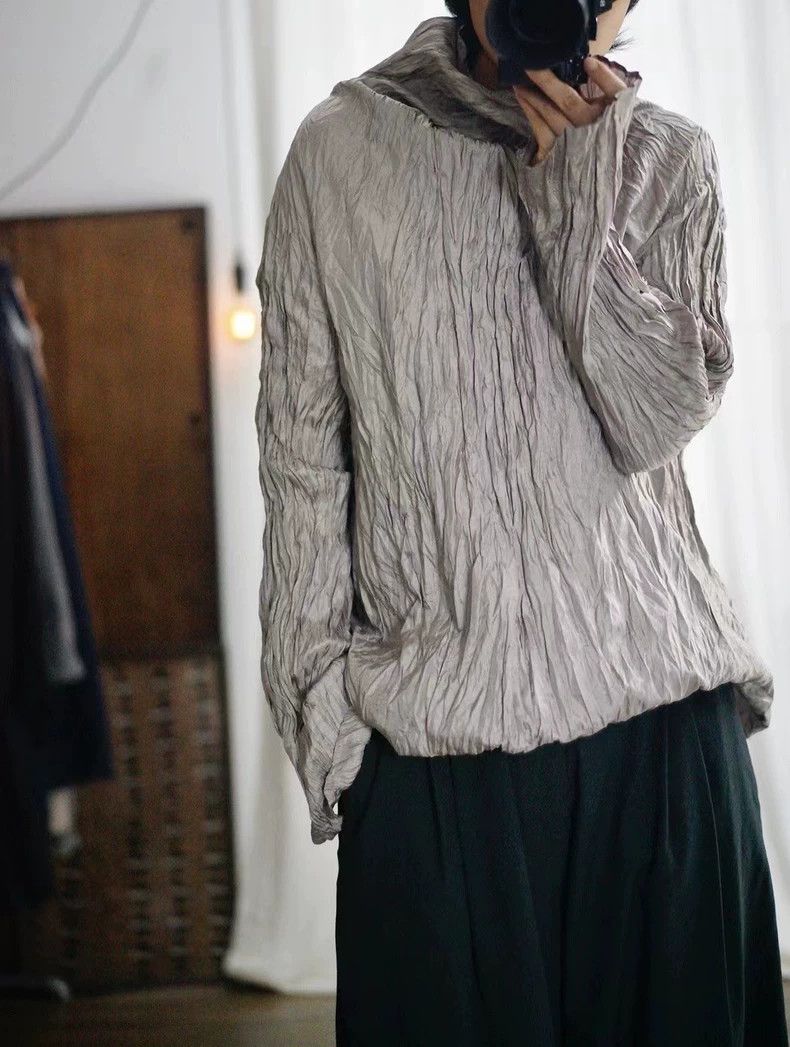 Issey Miyake Issey Miyake Brown pleated top Size M / US 6-8 / IT 42-44 - 7 Thumbnail