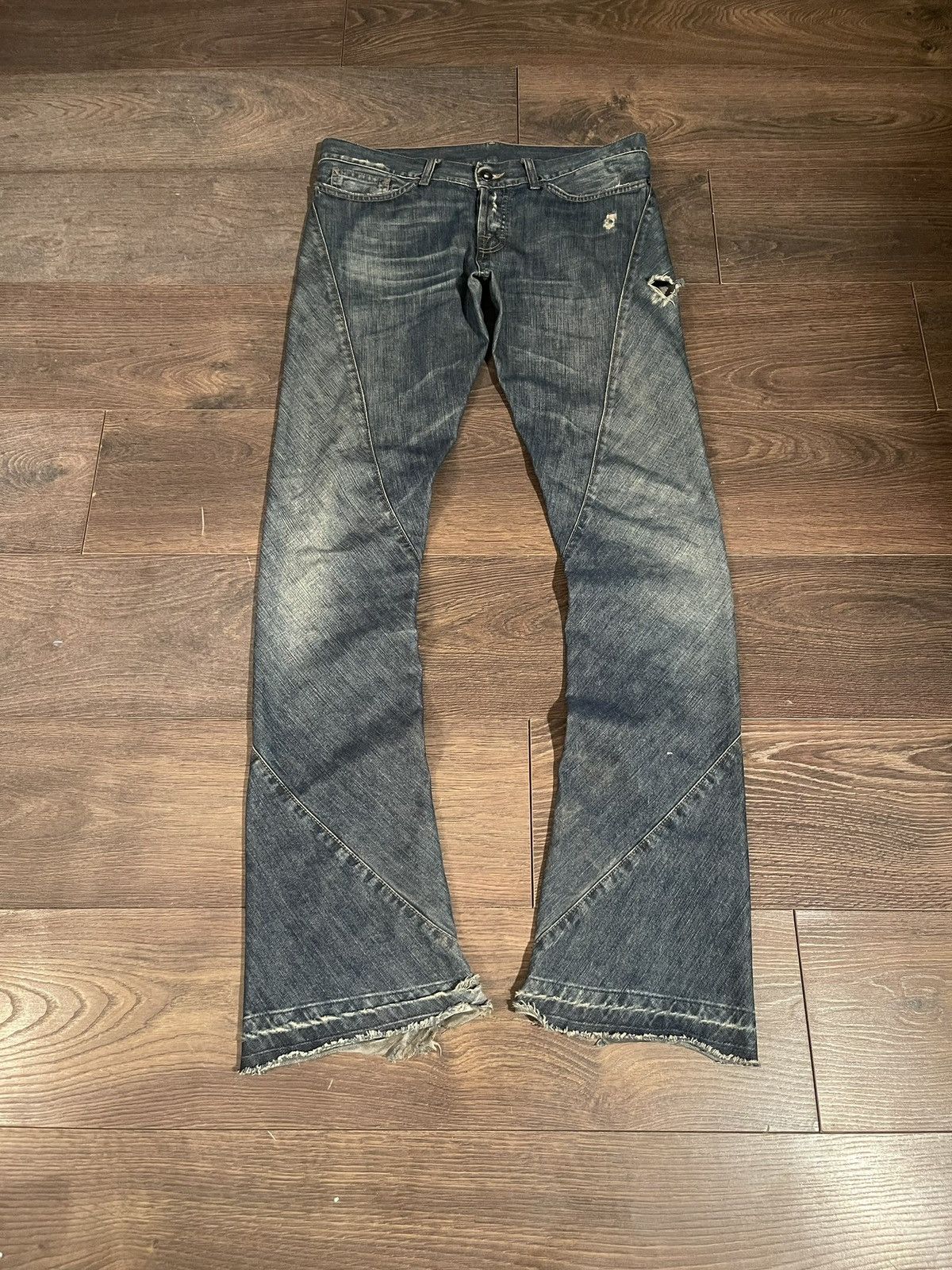 Rick Owens Rick Owens FW06 Dustulator Spiral Cut Jeans Size US 30 / EU 46 - 1 Thumbnail