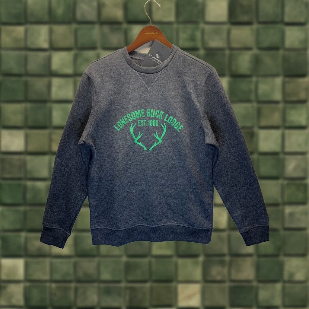 Stormtech Stormtech Sweatshirt Men M Yukon Crew Pullover “Lonesome Buck Lodge” NWT Gray Short Sleeve? Size US M / EU 48-50 / 2 - 1 Thumbnail
