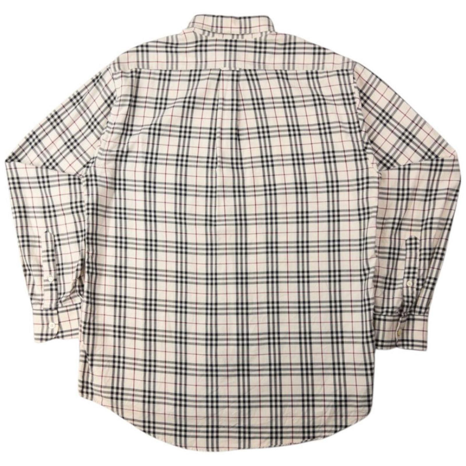 Burberry Vintage Burberry Nova Check Long Sleeve Shirt Size M Size US M / EU 48-50 / 2 - 2 Thumbnail