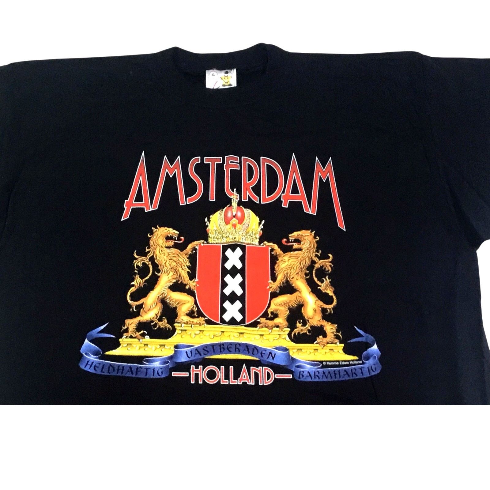 Other Amsterdam Holland T-Shirt Coat of Arms T-Shirt Black XLarge Size US XL / EU 56 / 4 - 2 Thumbnail