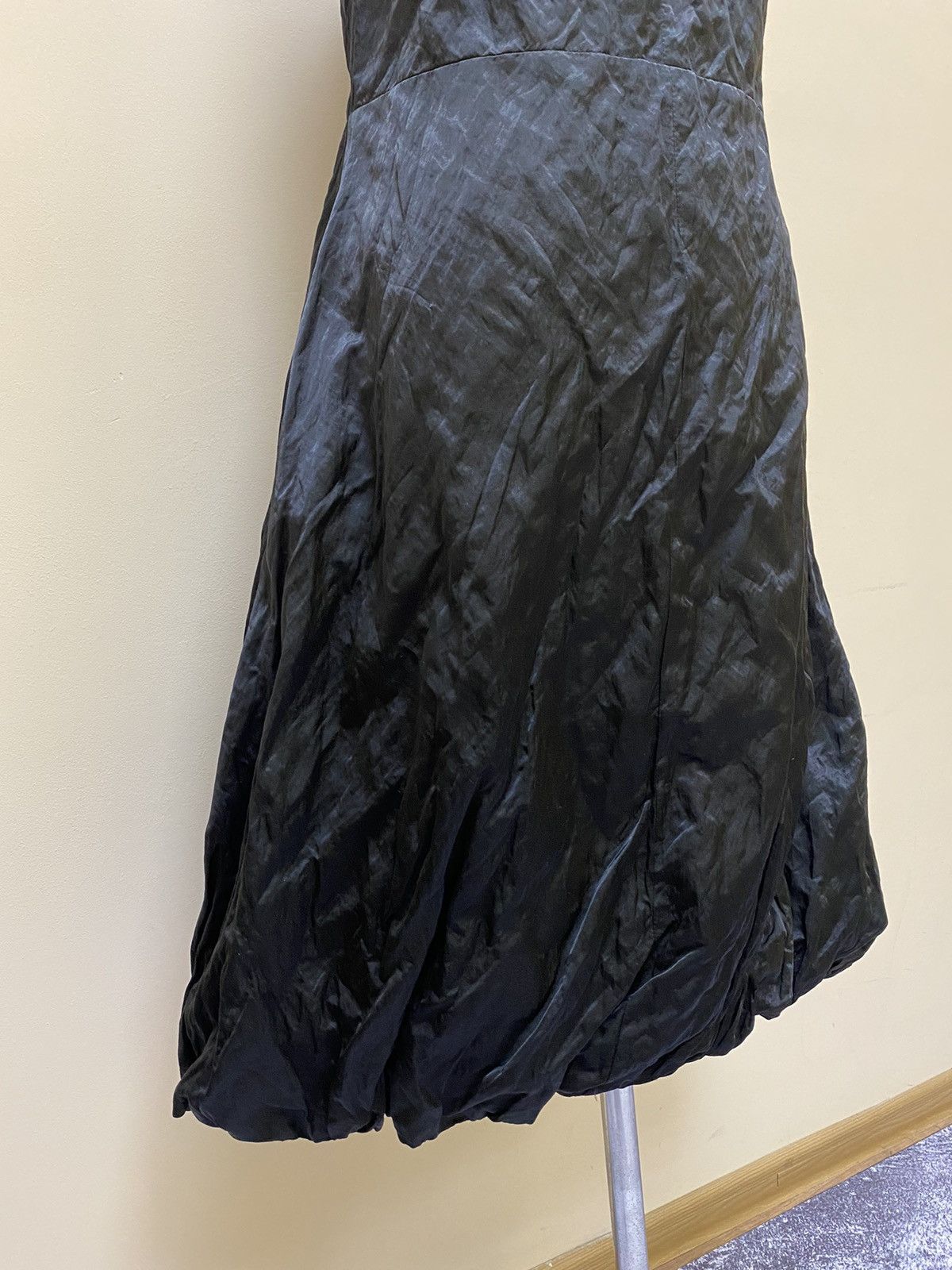 Sarah Pacini Sarah Pacini Black Cotton/Nylon Midi Dress Size 3 Size L / US 10 / IT 46 - 11 Thumbnail