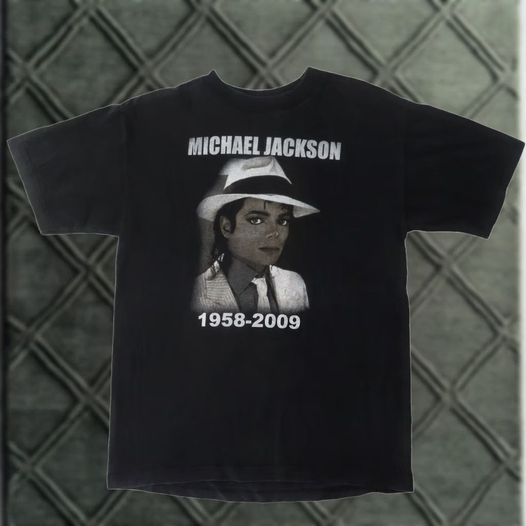 Vintage Vintage Michael Jackson Memorial T Shirt Black Mens Medium Y2K 2009 Tour Size US M / EU 48-50 / 2 - 1 Thumbnail