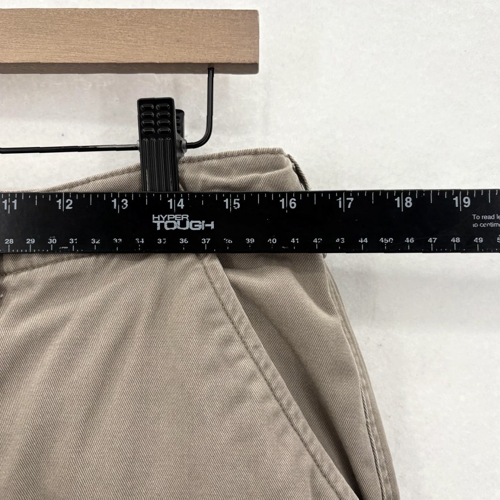 Vintage Cabela's Pants Mens 34x30 Khaki Flannel Lined Chore Casual Workwear Beig e 100% Cotton Straight Leg Pockets Zipper Button Front Mens Size US 34 / EU 50 - 7 Thumbnail
