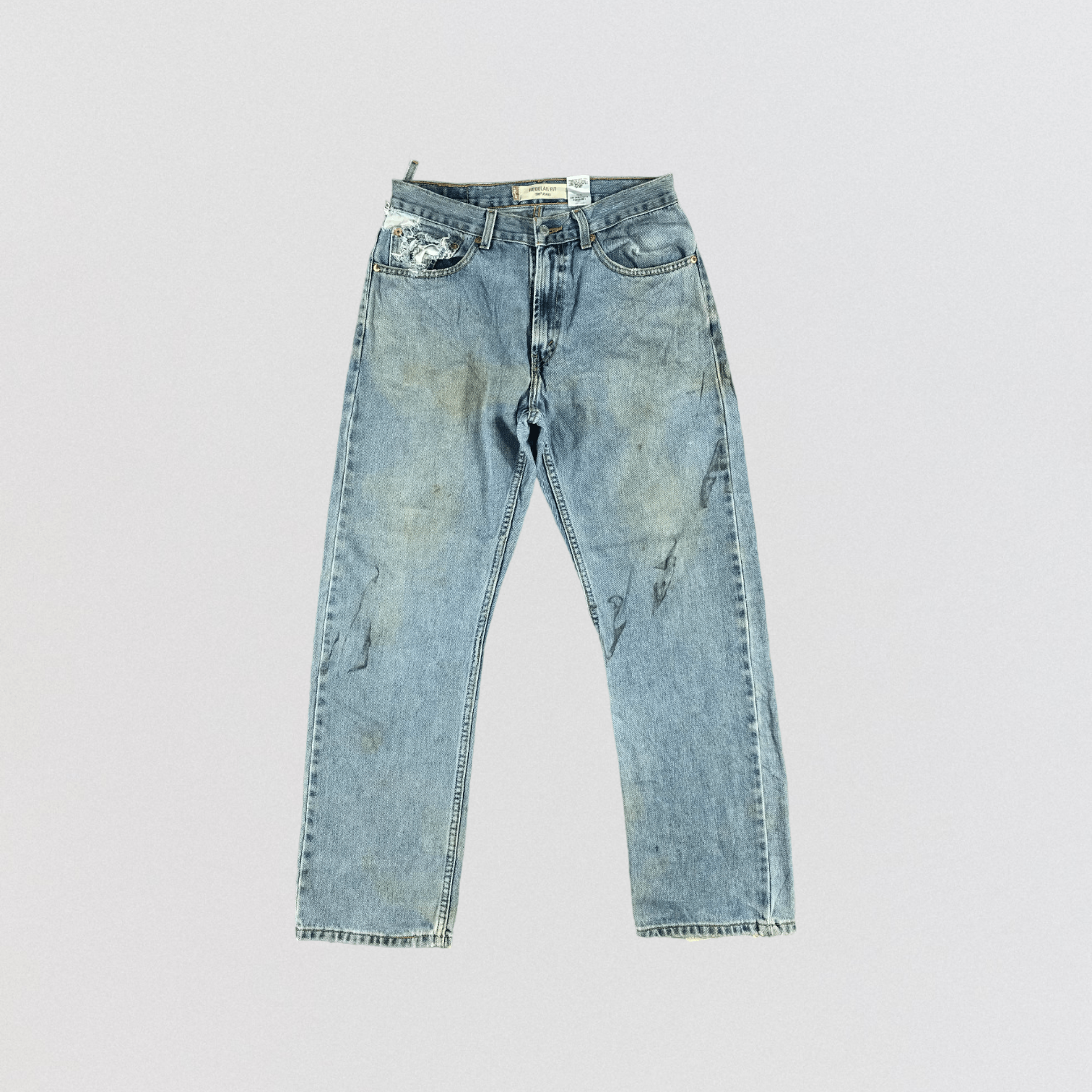 image of Blue Wash Levis 505 Jeans-Jm3111, Men's
