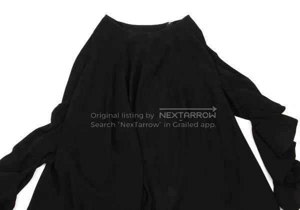 Comme des Garcons Comme des Garcons size M Black vintage design skirt Size 23" - 4 Thumbnail