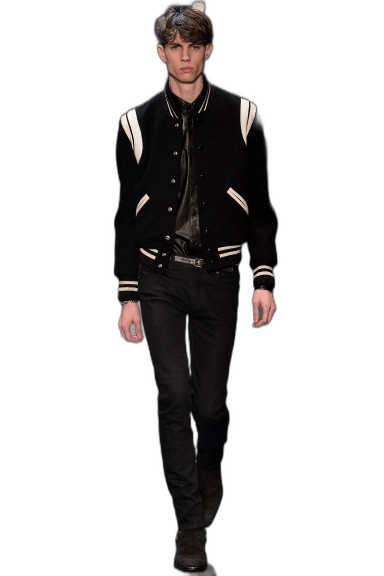 Hedi Slimane Saint Laurent Paris Hedi Design Bomber Jacket Size US M / EU 48-50 / 2 - 1 Thumbnail