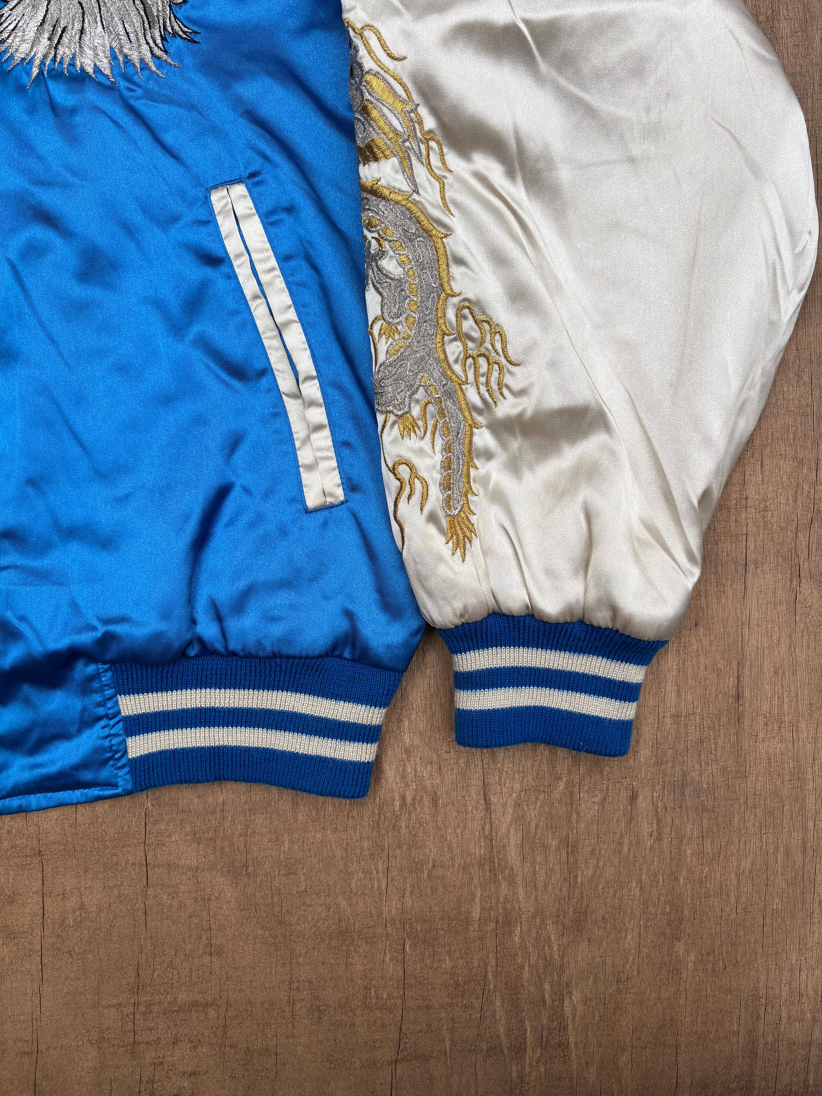 Japanese Brand rare 90s Sukajan Souvenir Jacket Japan Yokosuka Eagle Dragon Size US M / EU 48-50 / 2 - 7 Thumbnail