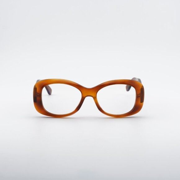 Valentino Valentino VLX-181C Eyeglasses Light Havana/Gold 53mm Square Size ONE SIZE - 2 Thumbnail