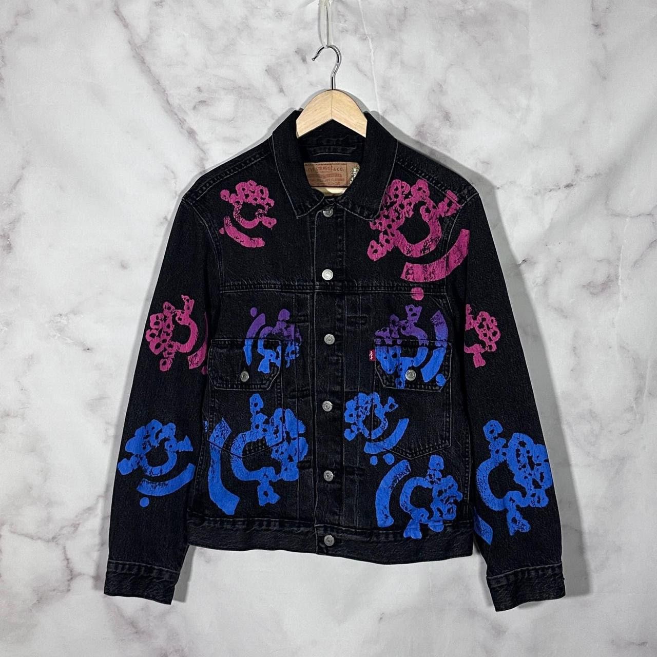 (B).Stroy × DENIM TEARS Denim jacket Size US M / EU 48-50 / 2 - 1 Thumbnail