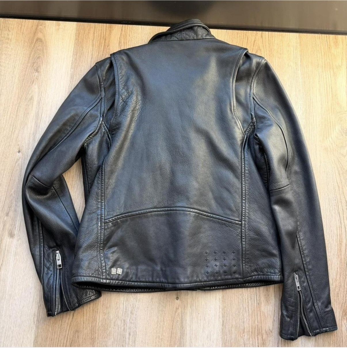 Ksubi Ksubi Leather Biker Jacket Size US XL / EU 56 / 4 - 2 Thumbnail