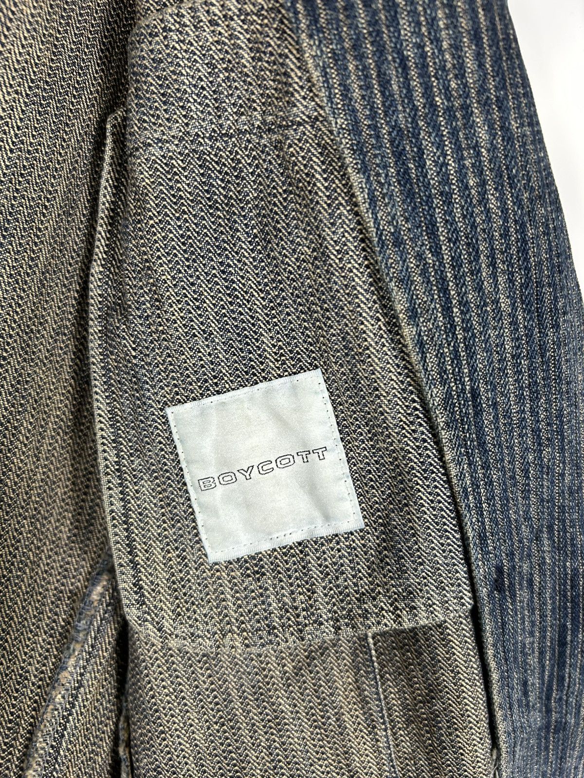 Boycott × Japanese Brand ⚡️Vintage Boycott Denim Single Breast Coat Jacket Size US S / EU 44-46 / 1 - 9 Thumbnail