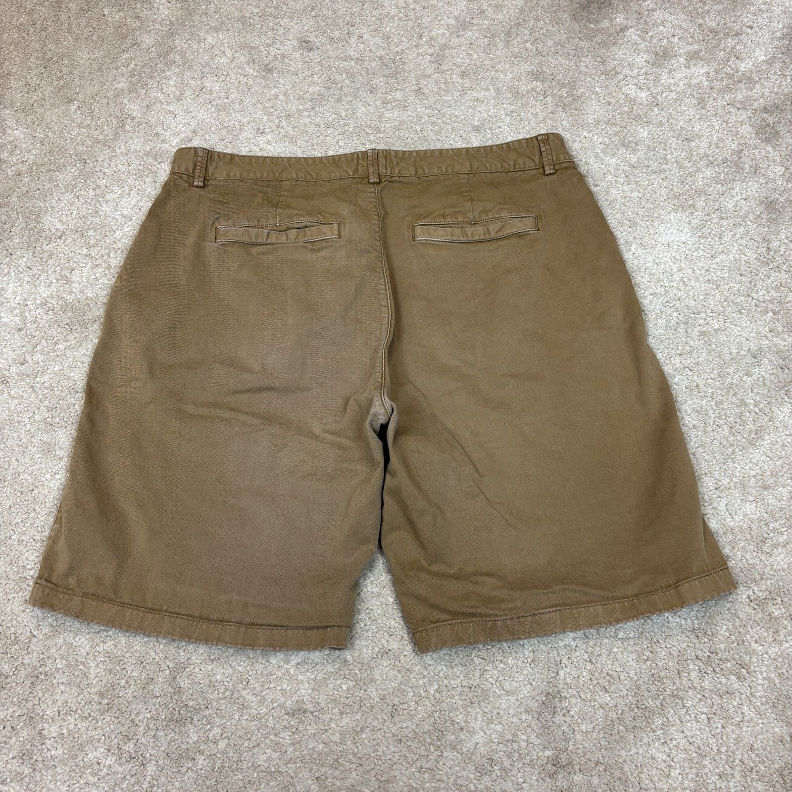 Flint And Tinder Flint and Tinder 365 Shorts Flat-Front Chino Khaki Men's 36 Size US 36 / EU 52 - 2 Thumbnail