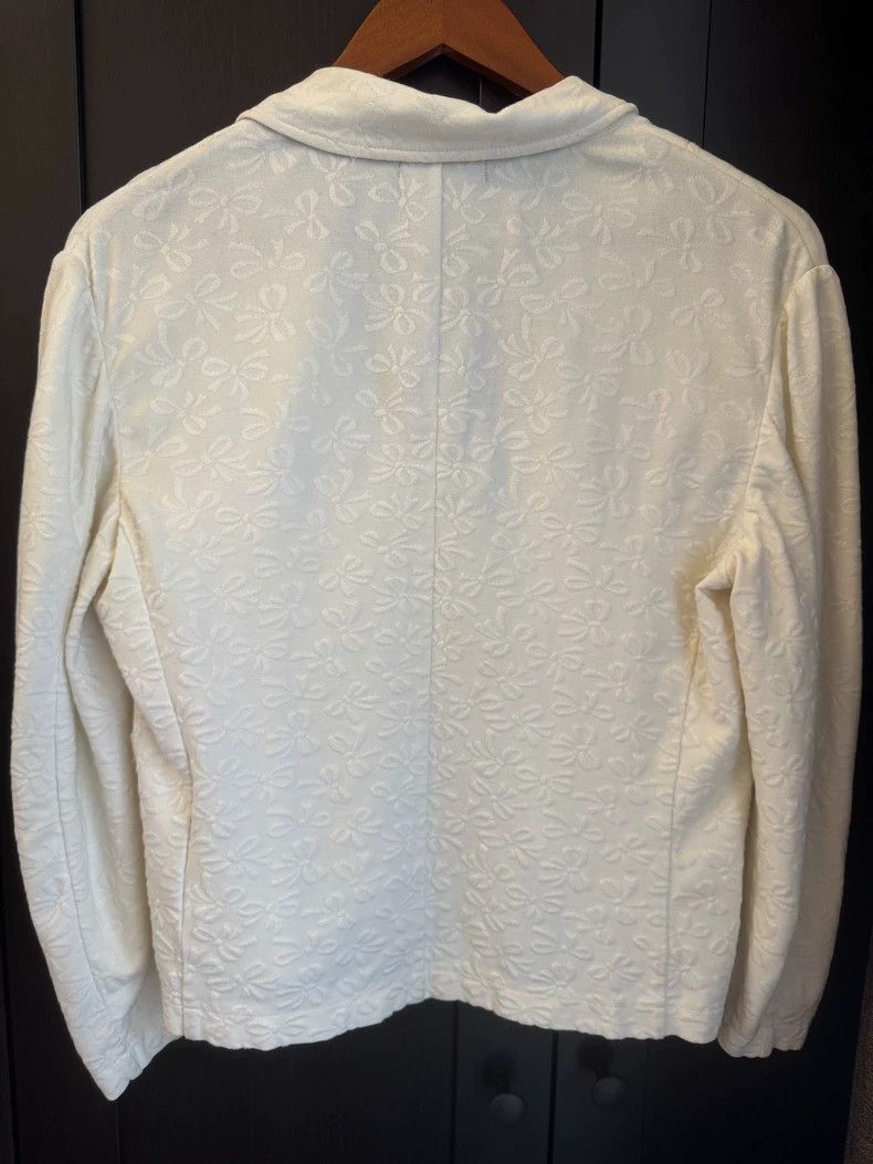 Comme des Garcons Comme Des Garcons Pure white bow dark knit jacket Size S / US 4 / IT 40 - 3 Thumbnail