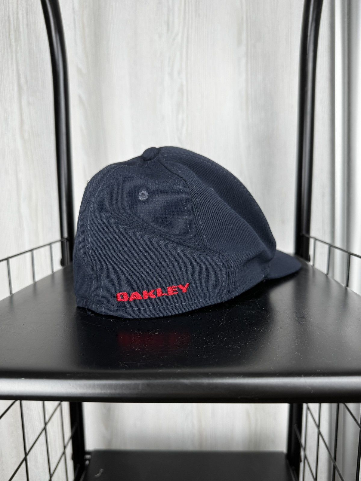 Oakley Oakley Tincan Navy Blue/Red vintage flex cap Size ONE SIZE - 6 Thumbnail