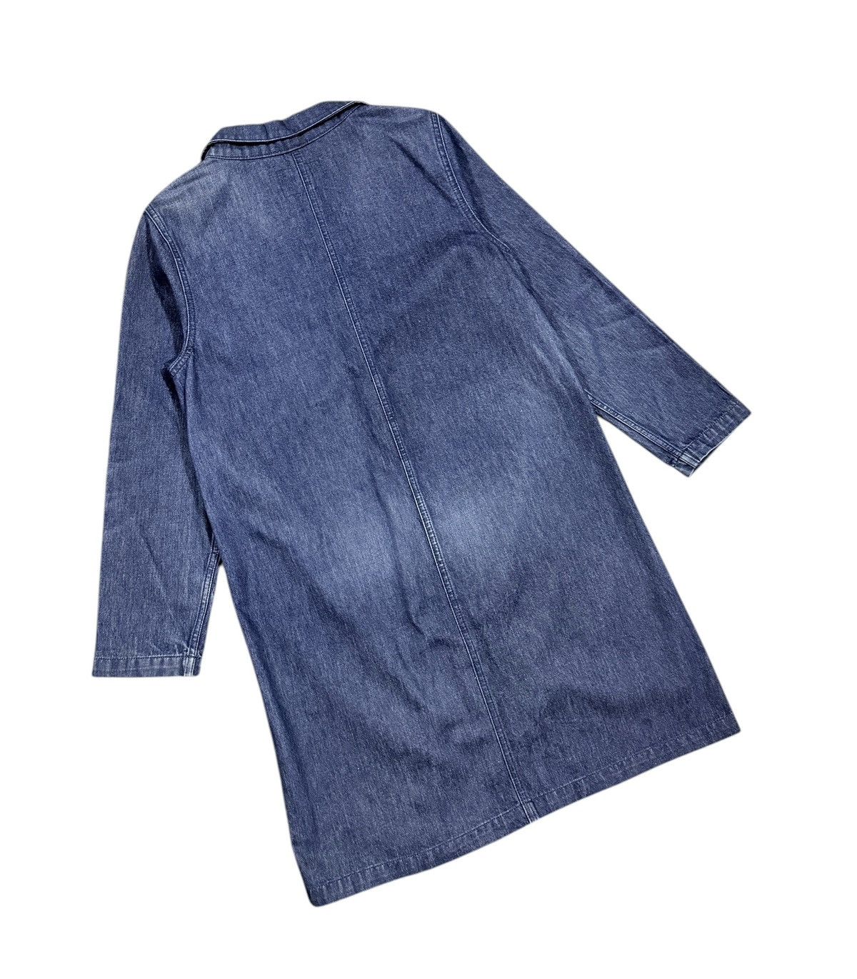 If Six Was Nine Vtg🔥Archives Japanese Indigo Denim Longcoat Jacket Size US M / EU 48-50 / 2 - 14 Thumbnail