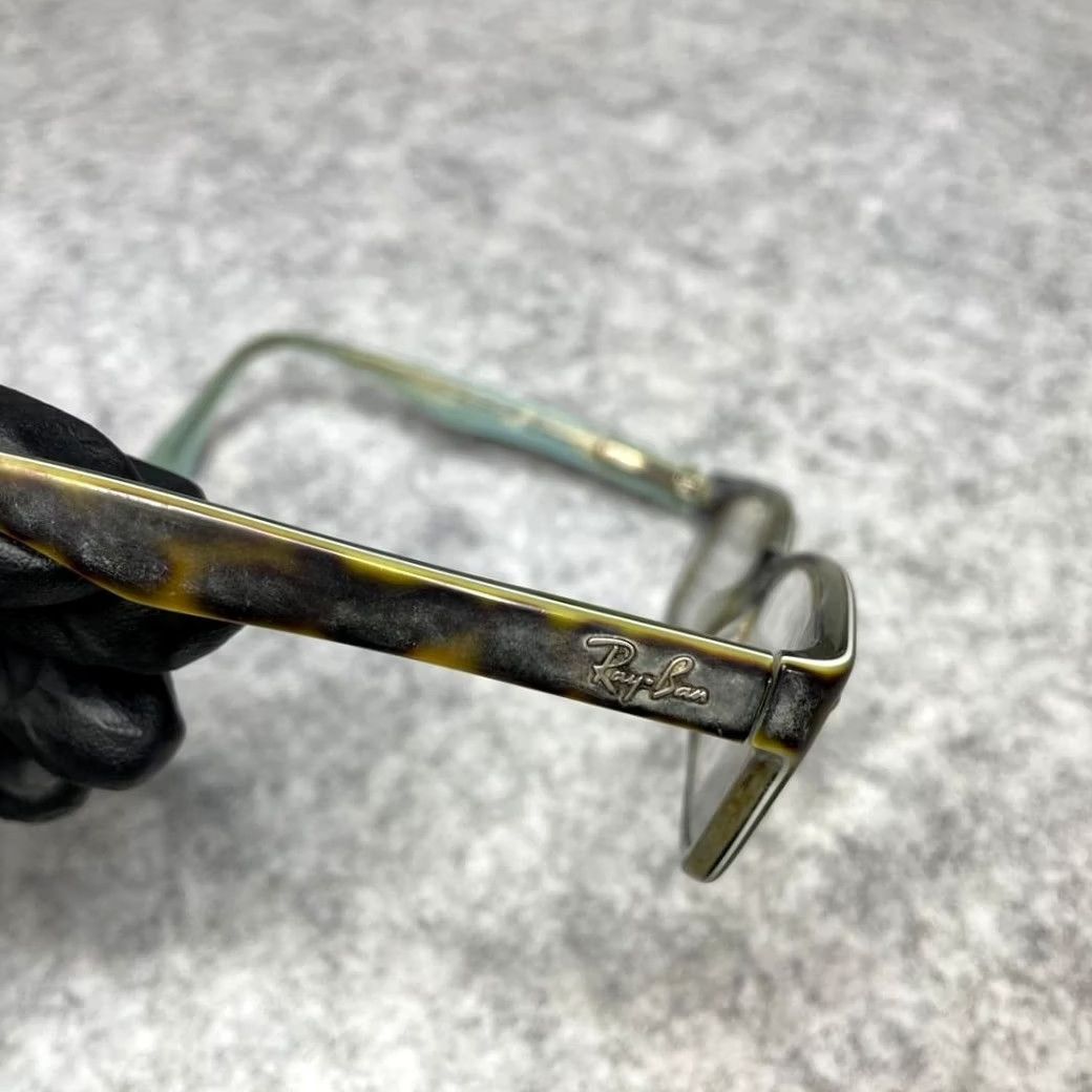 Vintage Ray-Ban Eyeglasses Frame RB 5150 5023 50 19 135 MM Tortoise Blue Green Women Size ONE SIZE - 8 Thumbnail