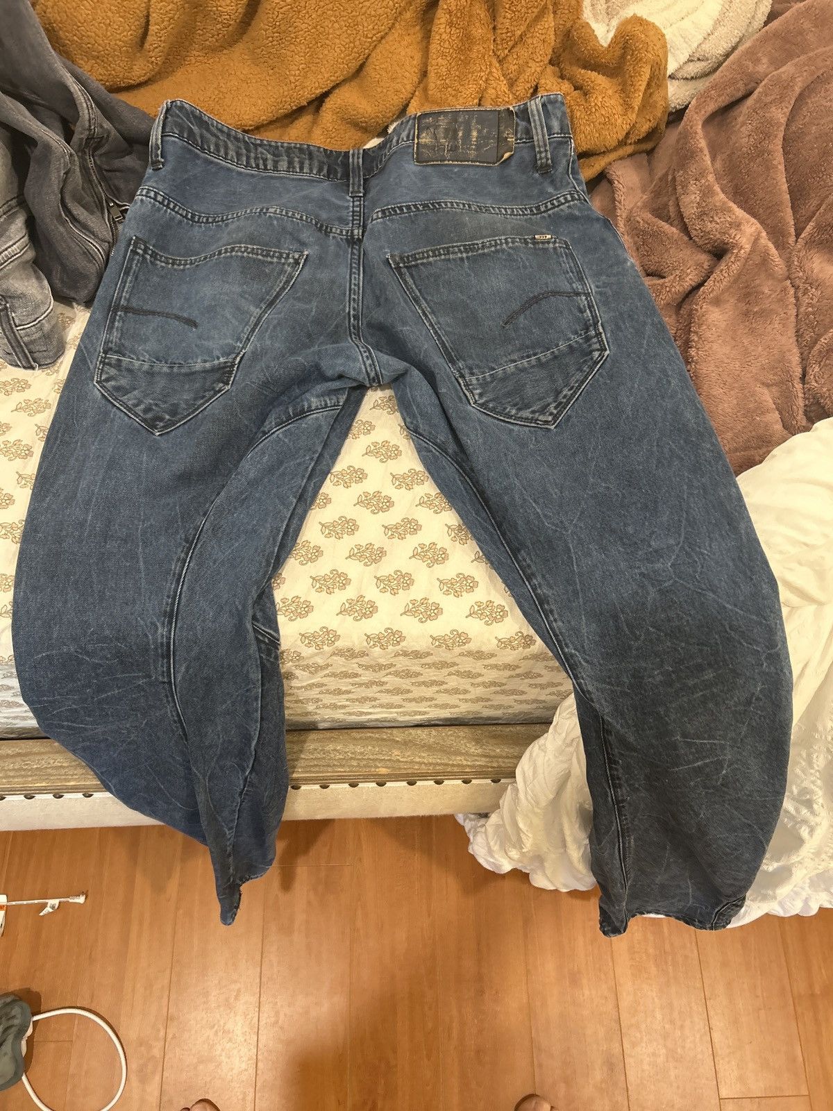 G-Star Vintage G-Star Raw Biker jeans Size US 31 - 3 Thumbnail