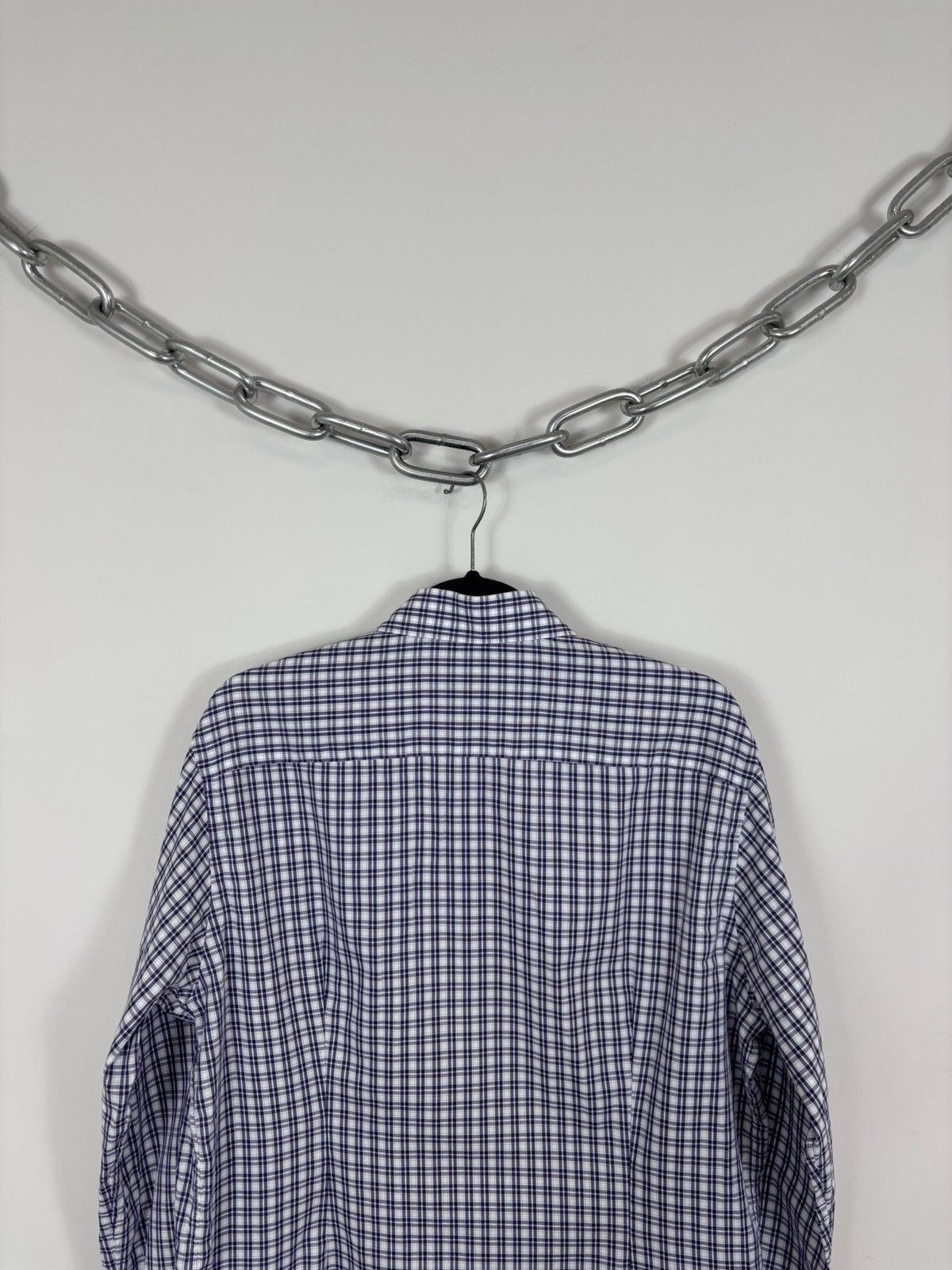 Eton Eton Men’s Contemporary Fit Multicolor Check Button Up Shirt Size US L / EU 52-54 / 3 - 15 Thumbnail